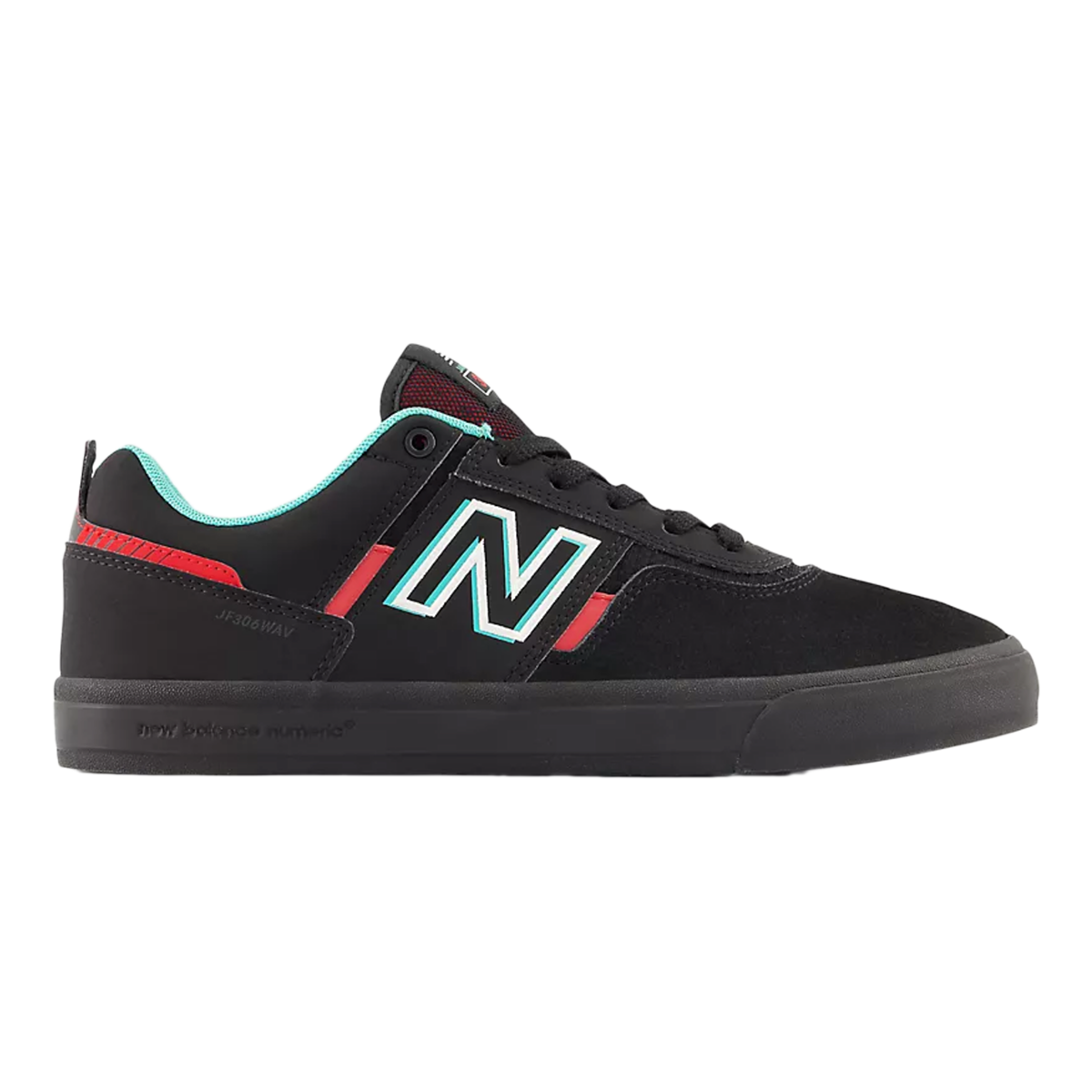 New Balance NM 306 Shoes - Black / Electric Red