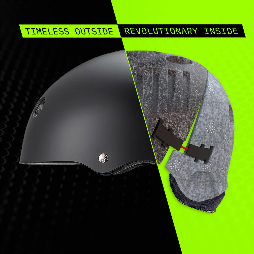 Triple Eight Deep Cover Skate Helmet - Black Glitter