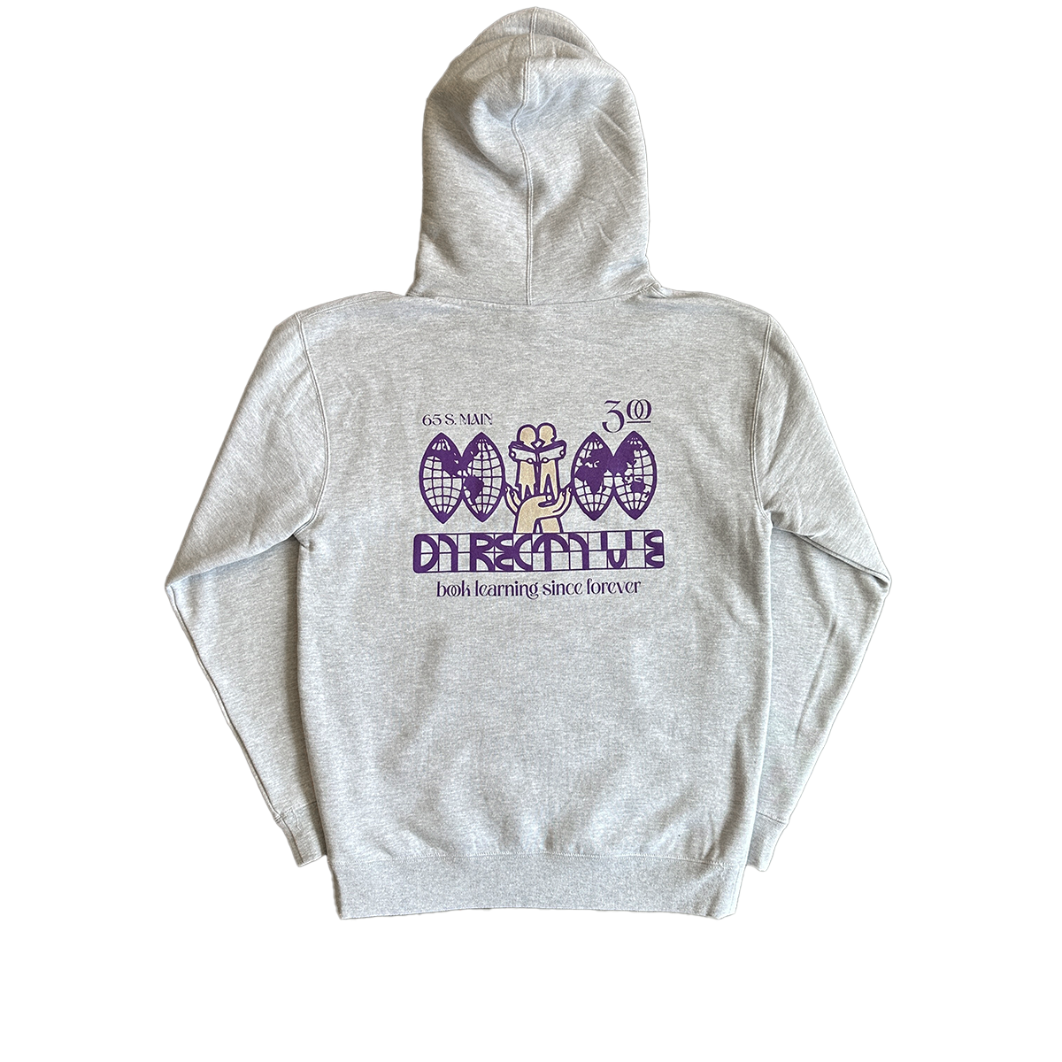 Directive Book Learning Hoodie - Heather Grey