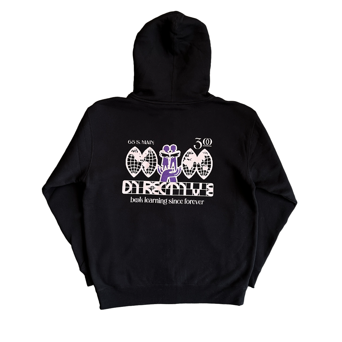 Directive Book Learning Zip-Up Hoodie - Black
