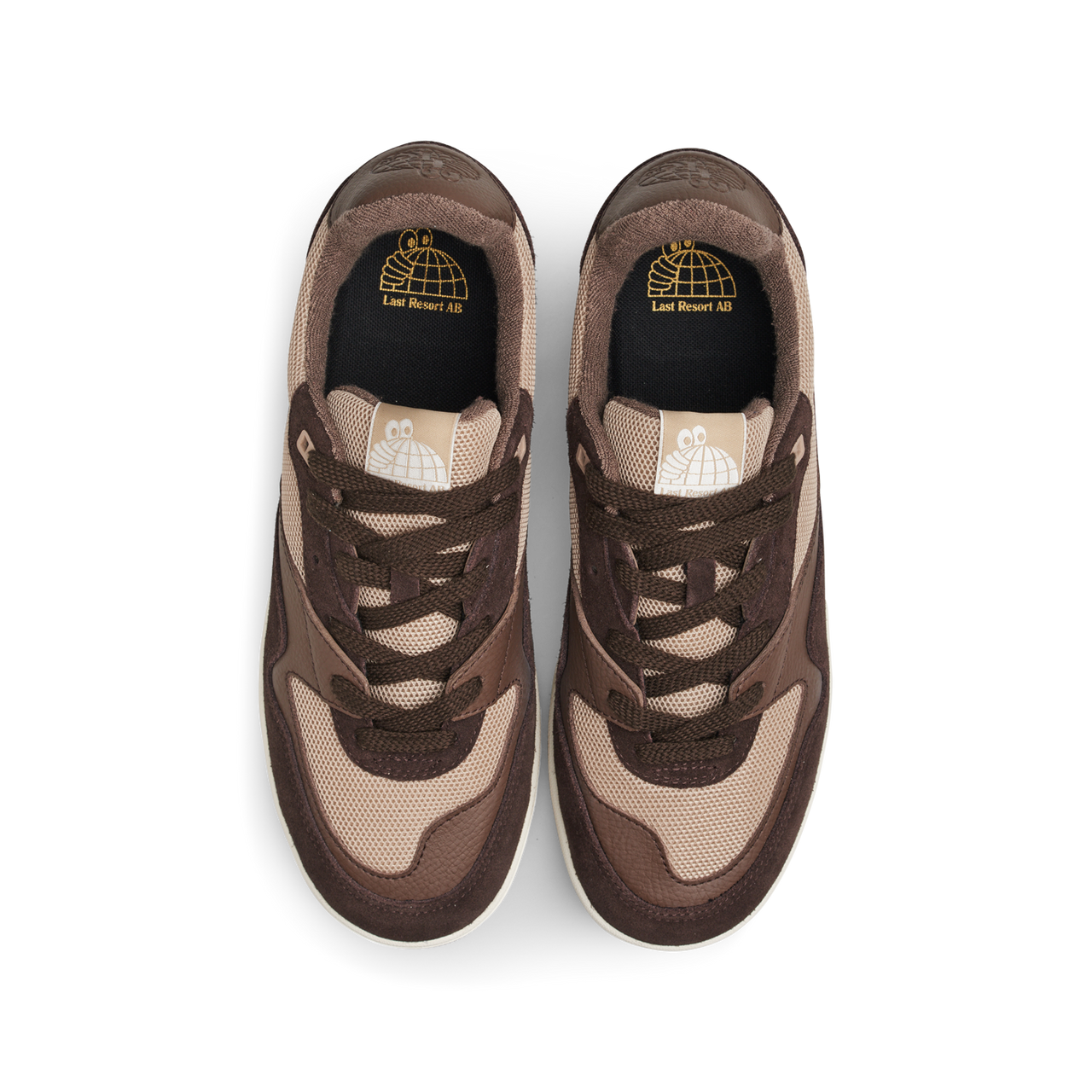 Last Resort AB CM002-Lo Shoes - Pine Cone / White