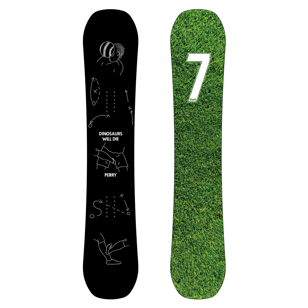 Dinosaurs Will Die 2024 Perry Snowboard - Assorted Sizes