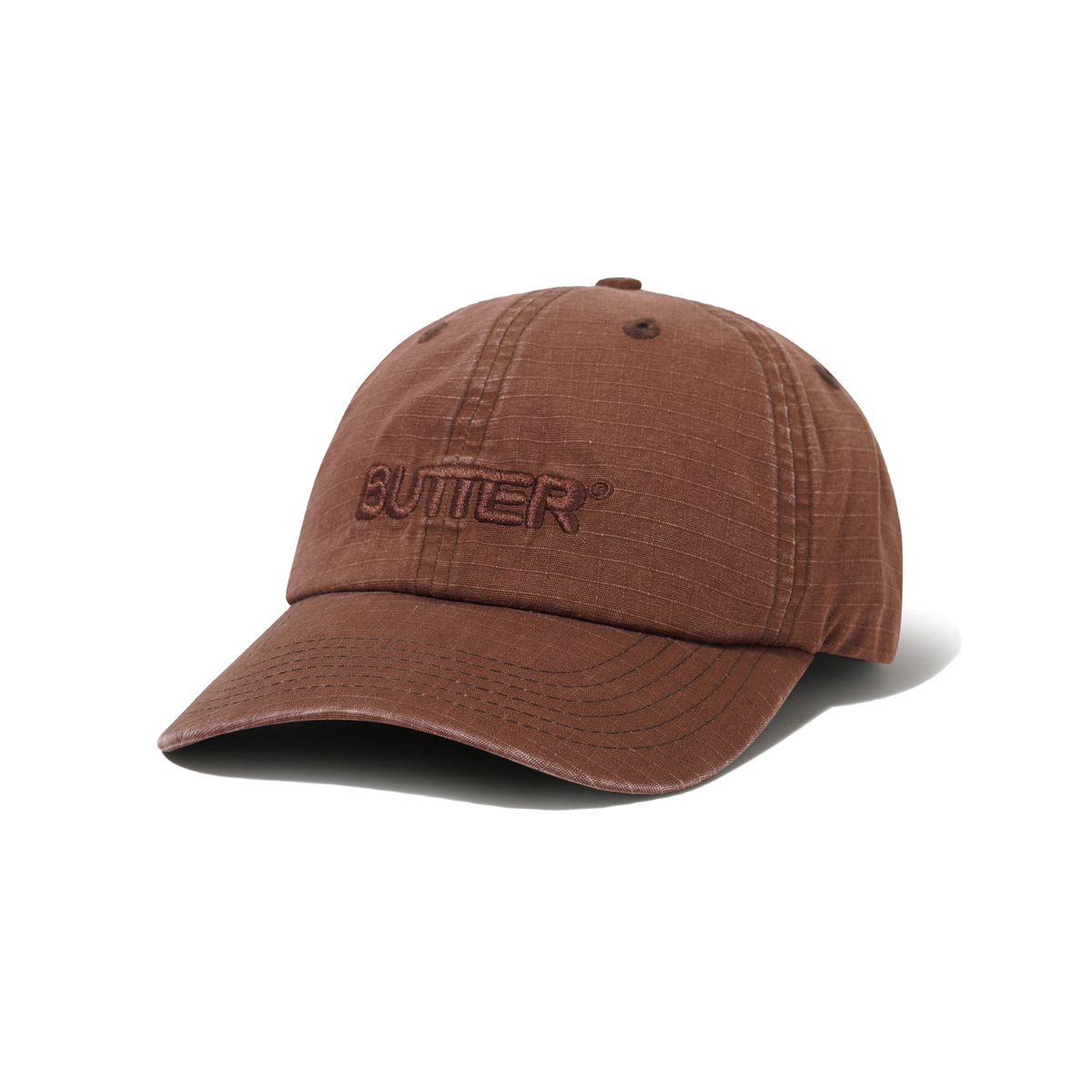 Butter Solar 6 Panel Cap - Washed Brown