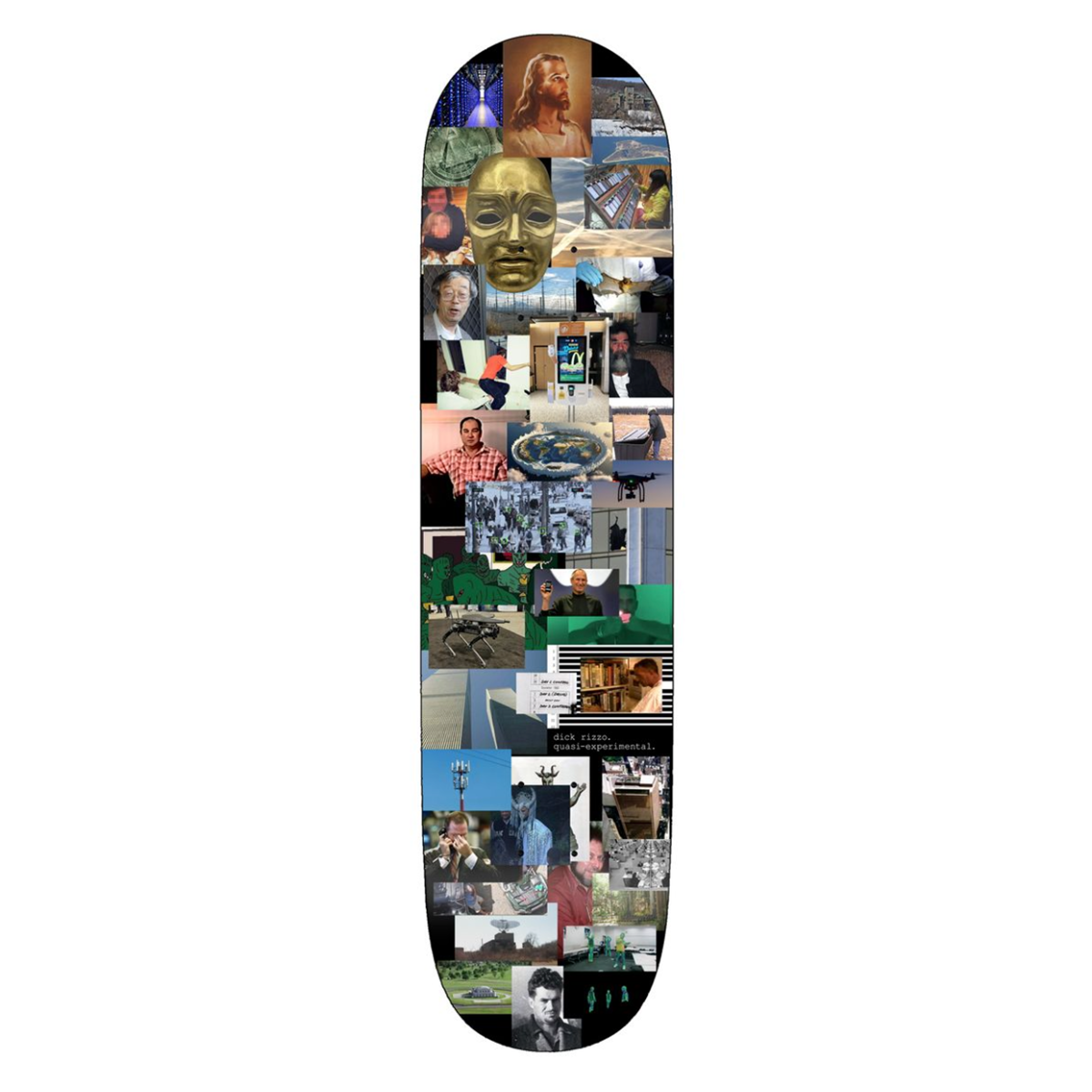 Quasi Rizzo Psyop Skate Deck - 8.25