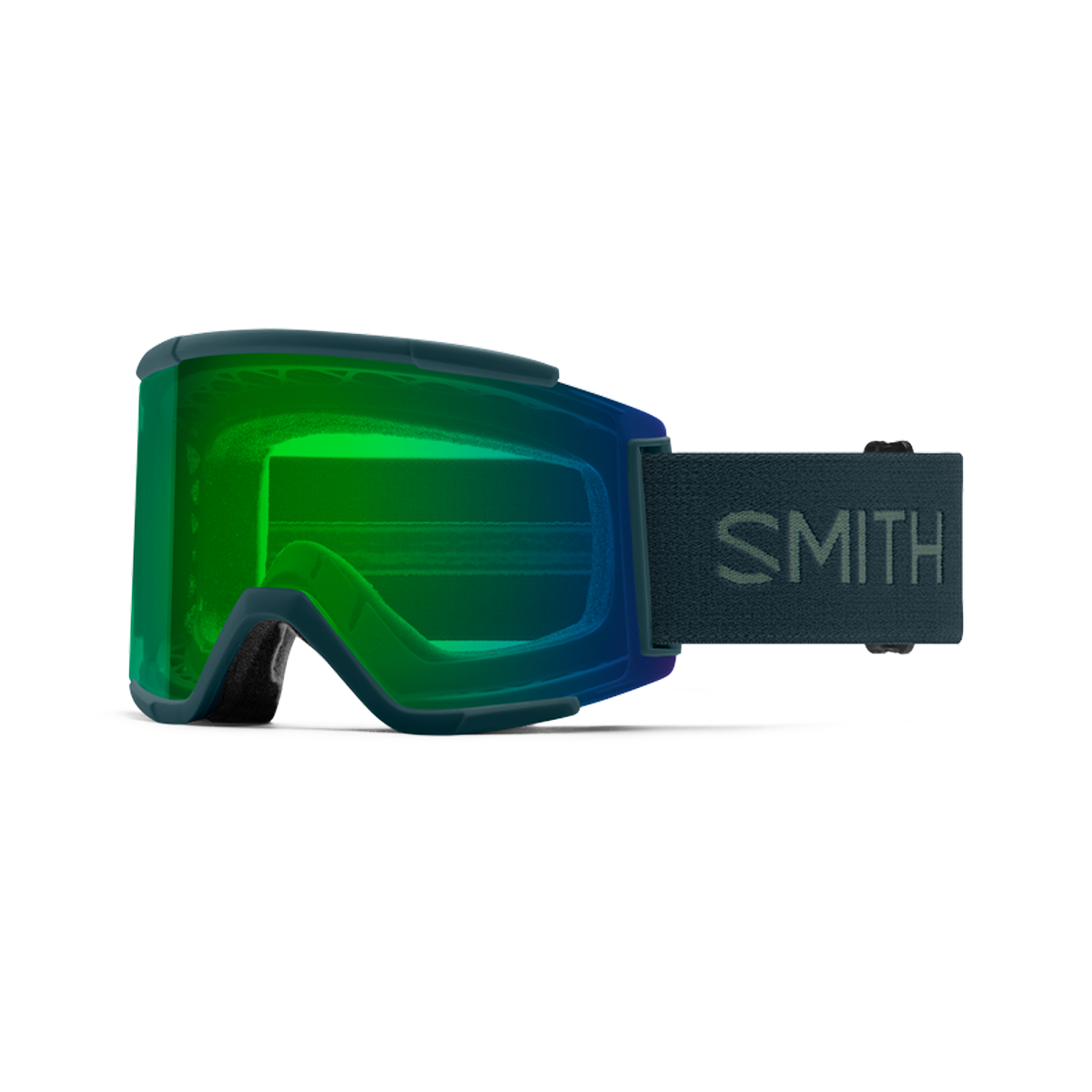 Smith Squad XL Snow Goggles w/ Bonus Lens - Pacific / ChromaPop Everyday Green Mirror