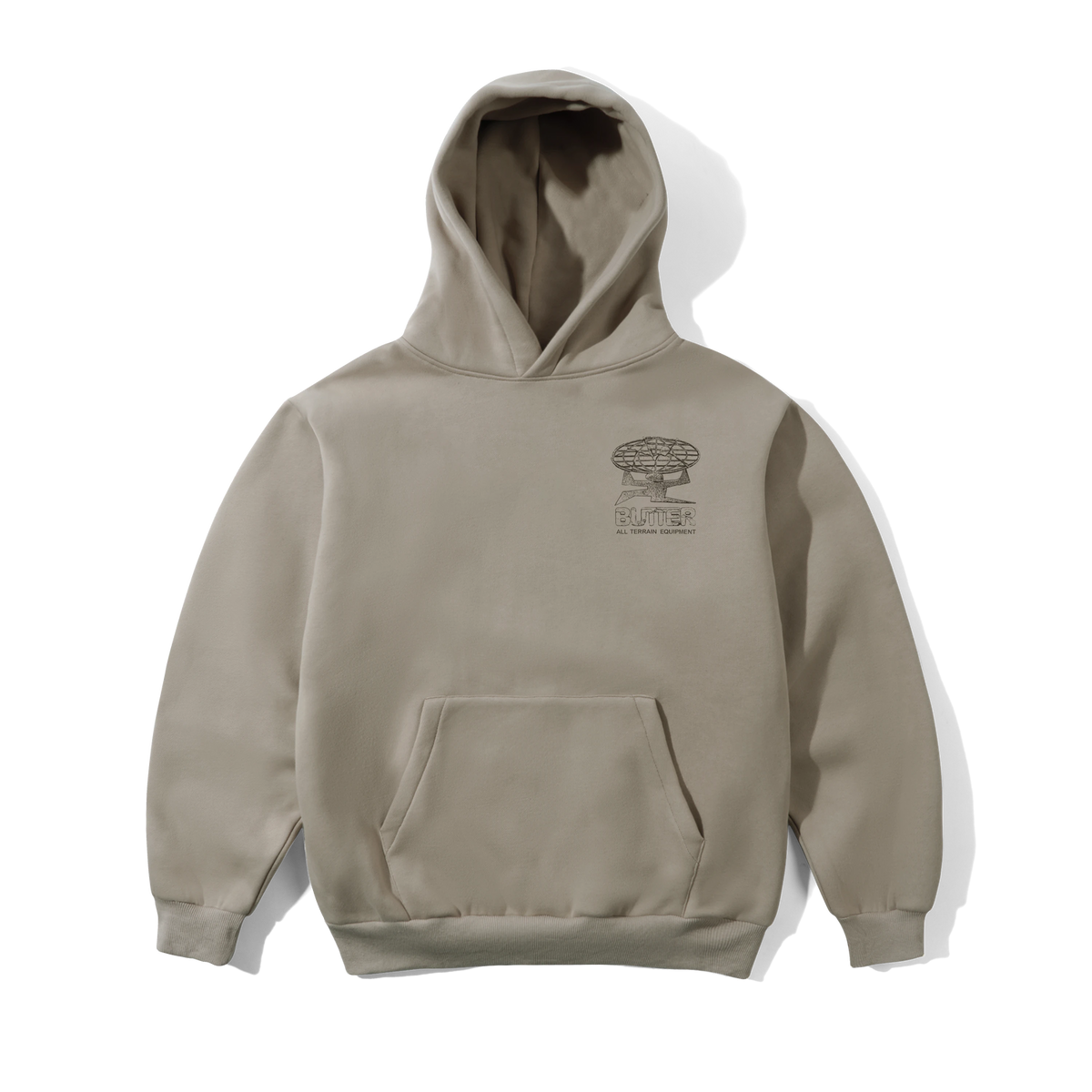 Butter Terrain Pullover Hoodie - Stone
