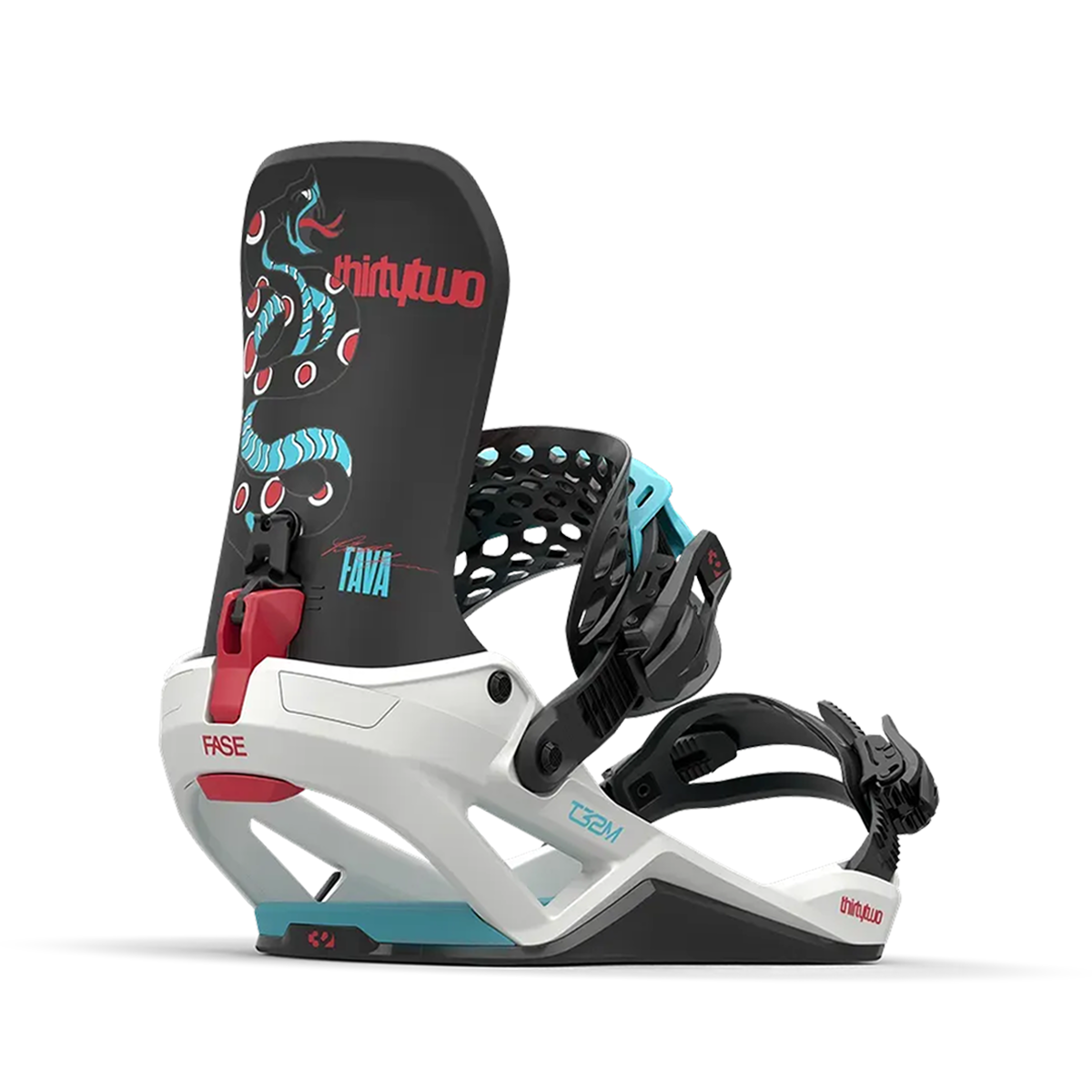ThirtyTwo T32M Fase® X Pat Fava Snowboard Binding - Grey