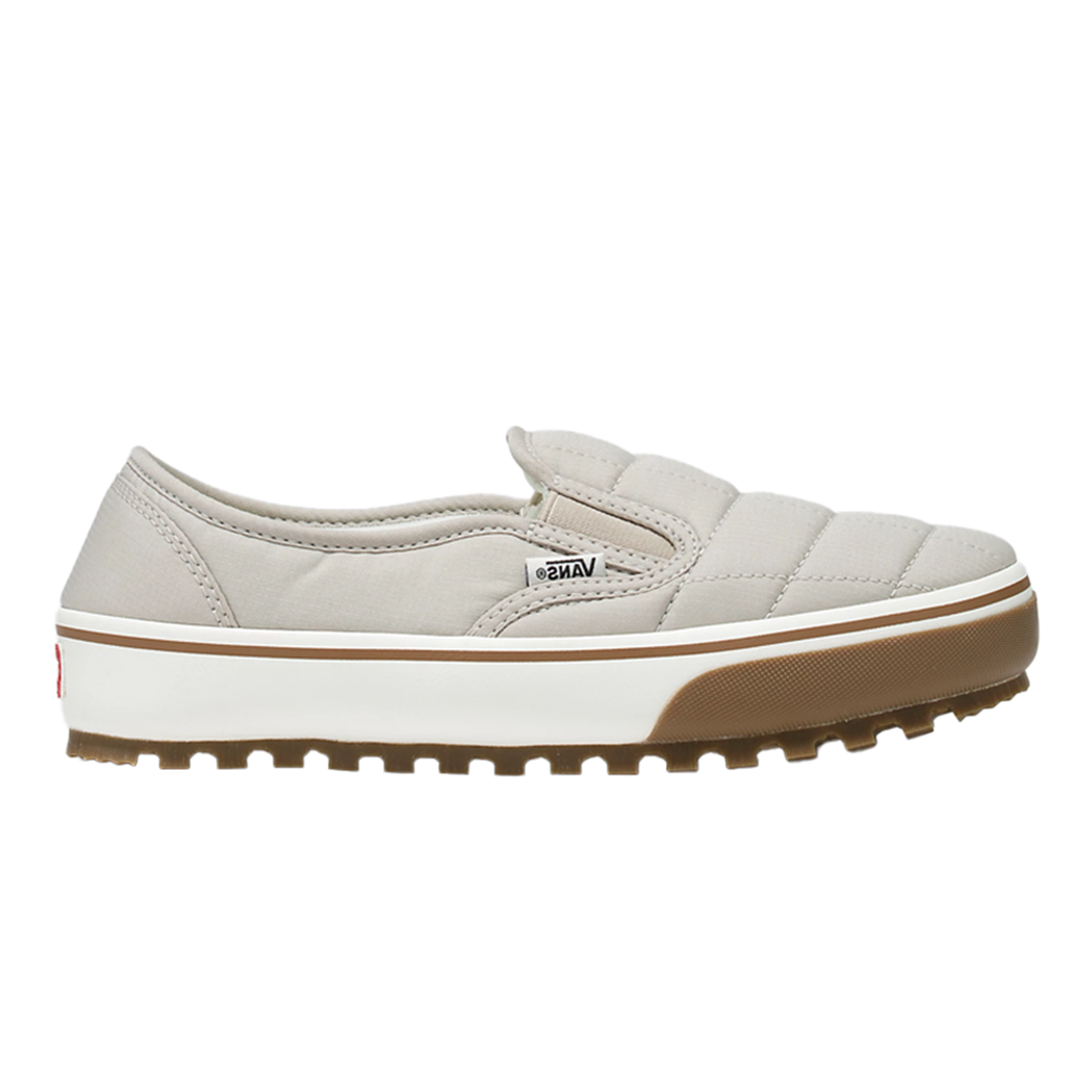 Vans slip top on quilted