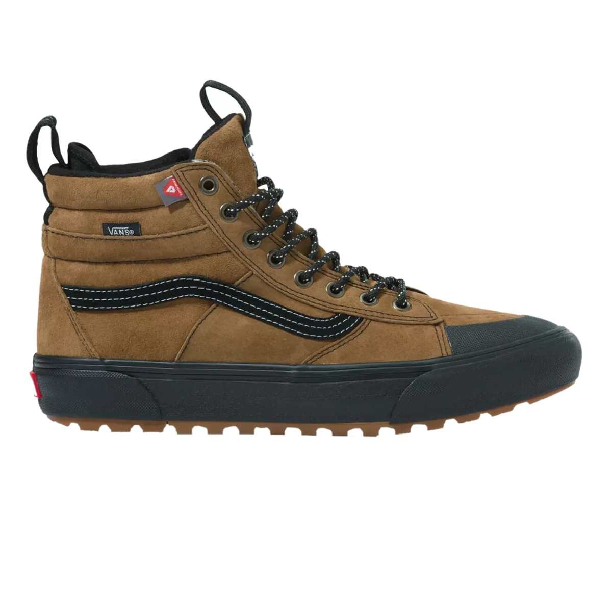 Vans sk8 hi black top brown