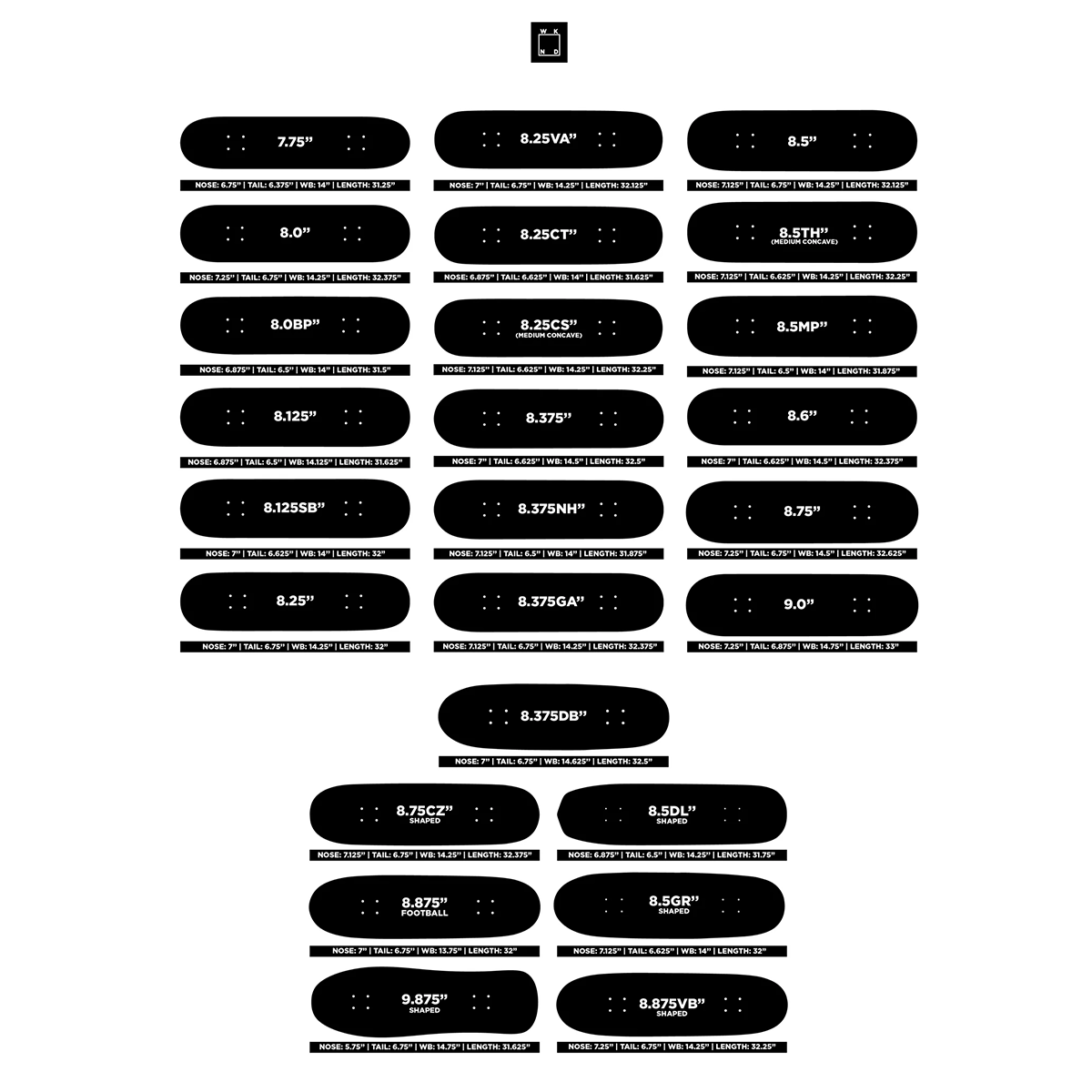 WKND Wired Trevor Thompson Skate Deck - Assorted Sizes