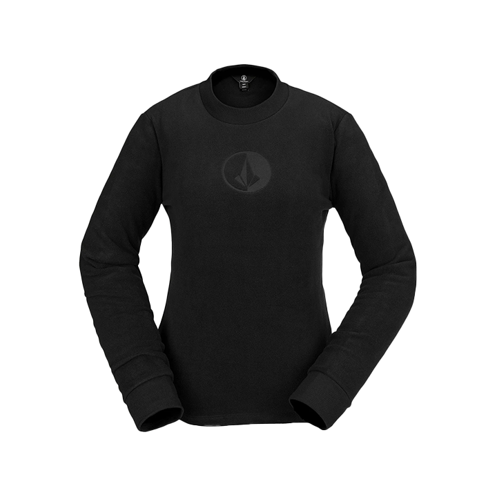 Volcom Women's Polar Fleece Crew - Black