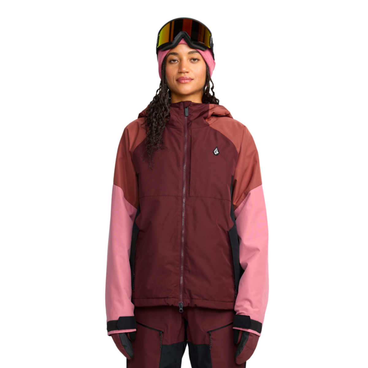 2026 SAMPLE Volcom Women's Agate Insulated Snow Jacket - Oxblood