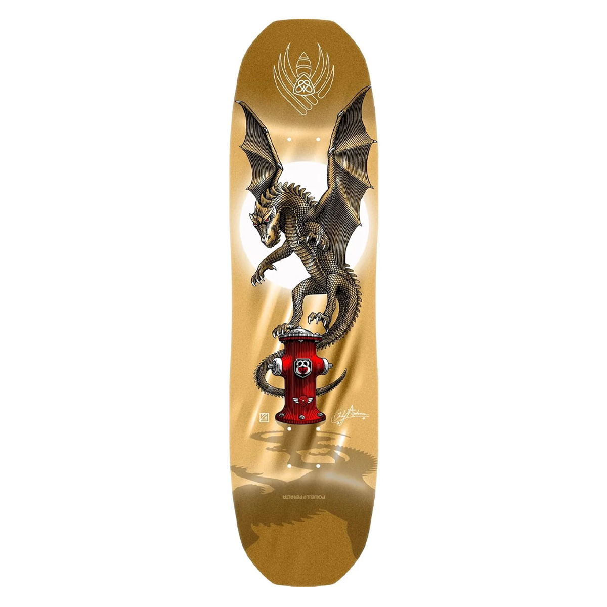 Powell Peralta Pro Andy Anderson Hydrant Flight Skate Deck - 8.4