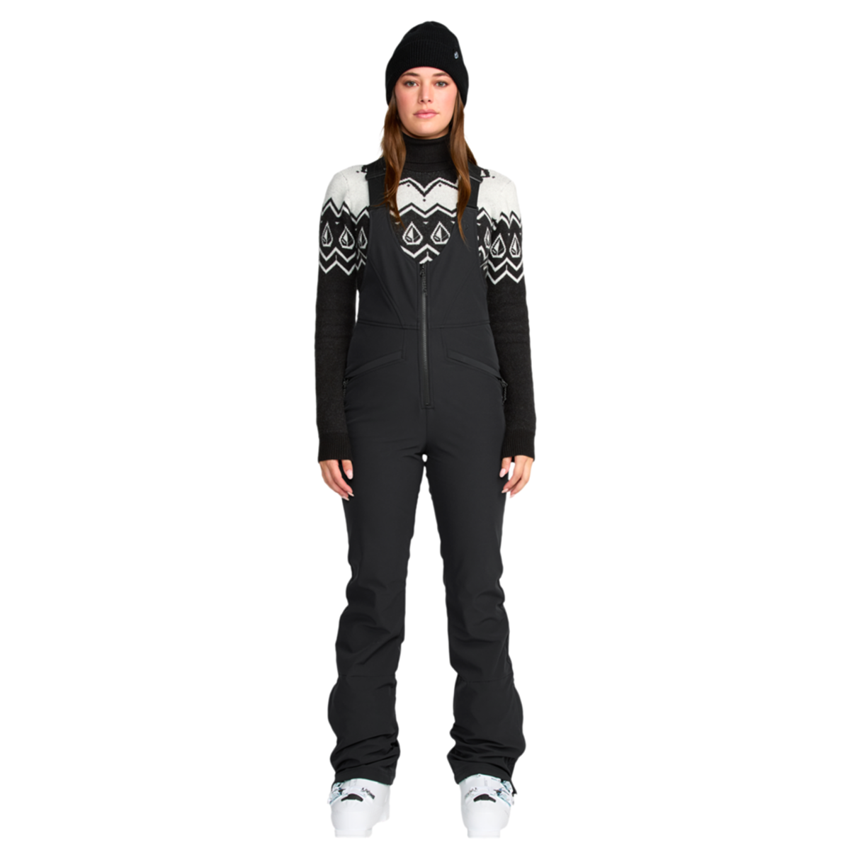 2026 SAMPLE Volcom Women's Battle Stretch Bib - Black