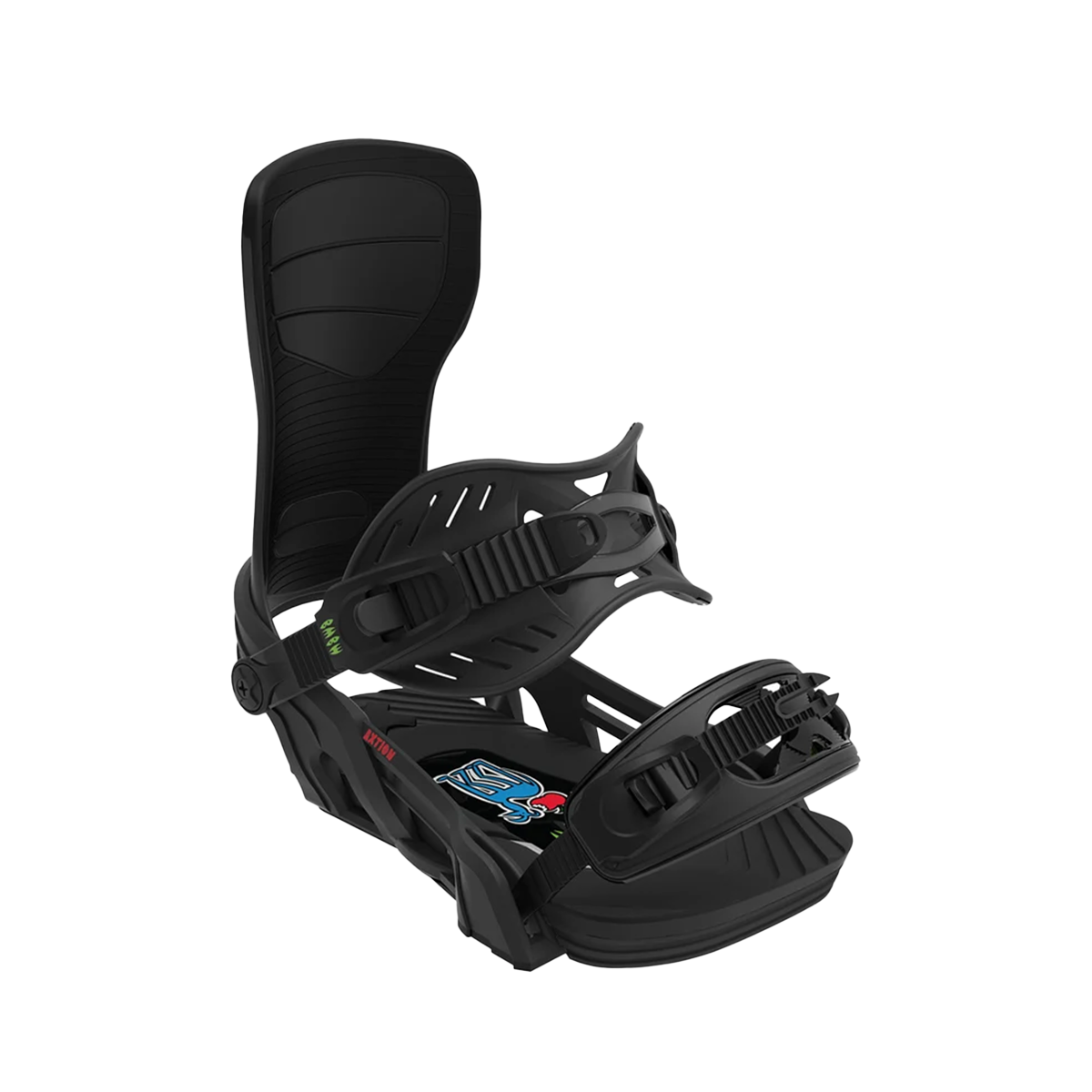 Bent Metal 2027 Forest Bailey Axtion Snowboard Bindings - Red / Black