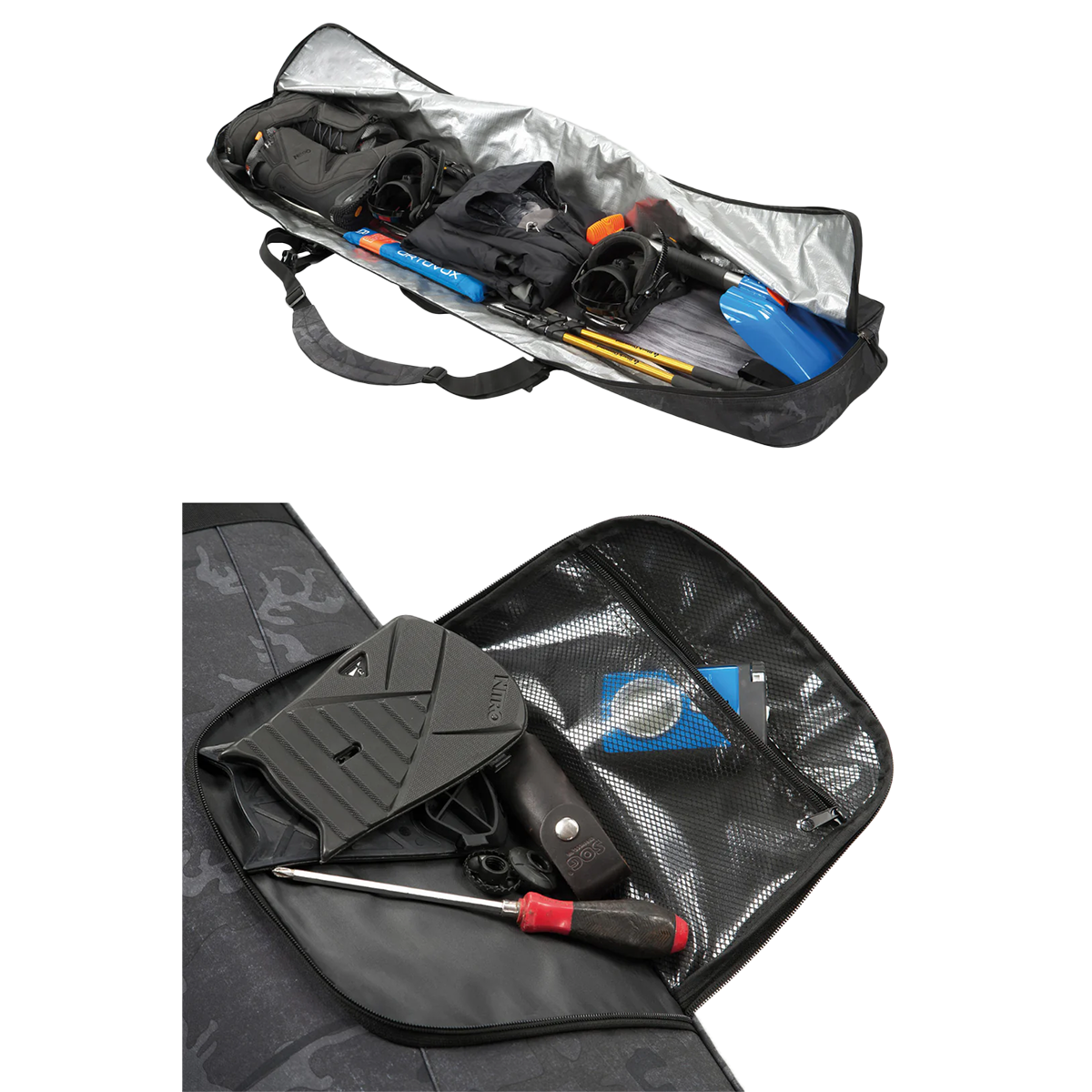nitro cargo snowboard bag Nitro 2026 Cargo Board Bag Forged Camo