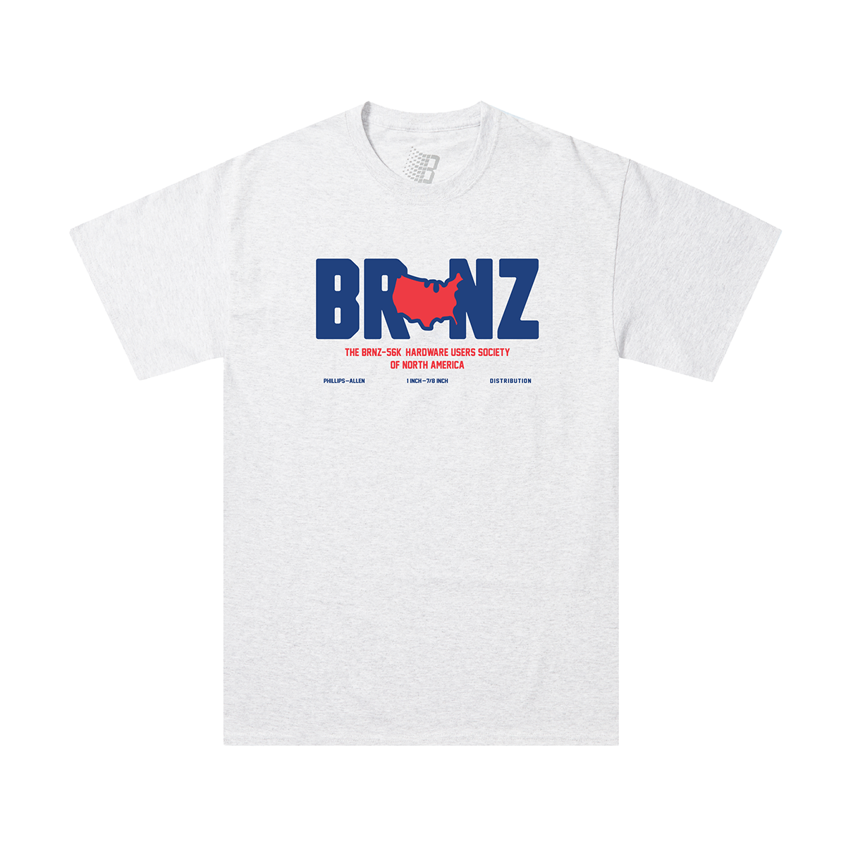 Bronze 56k BRNZ T-Shirt - Heather Grey