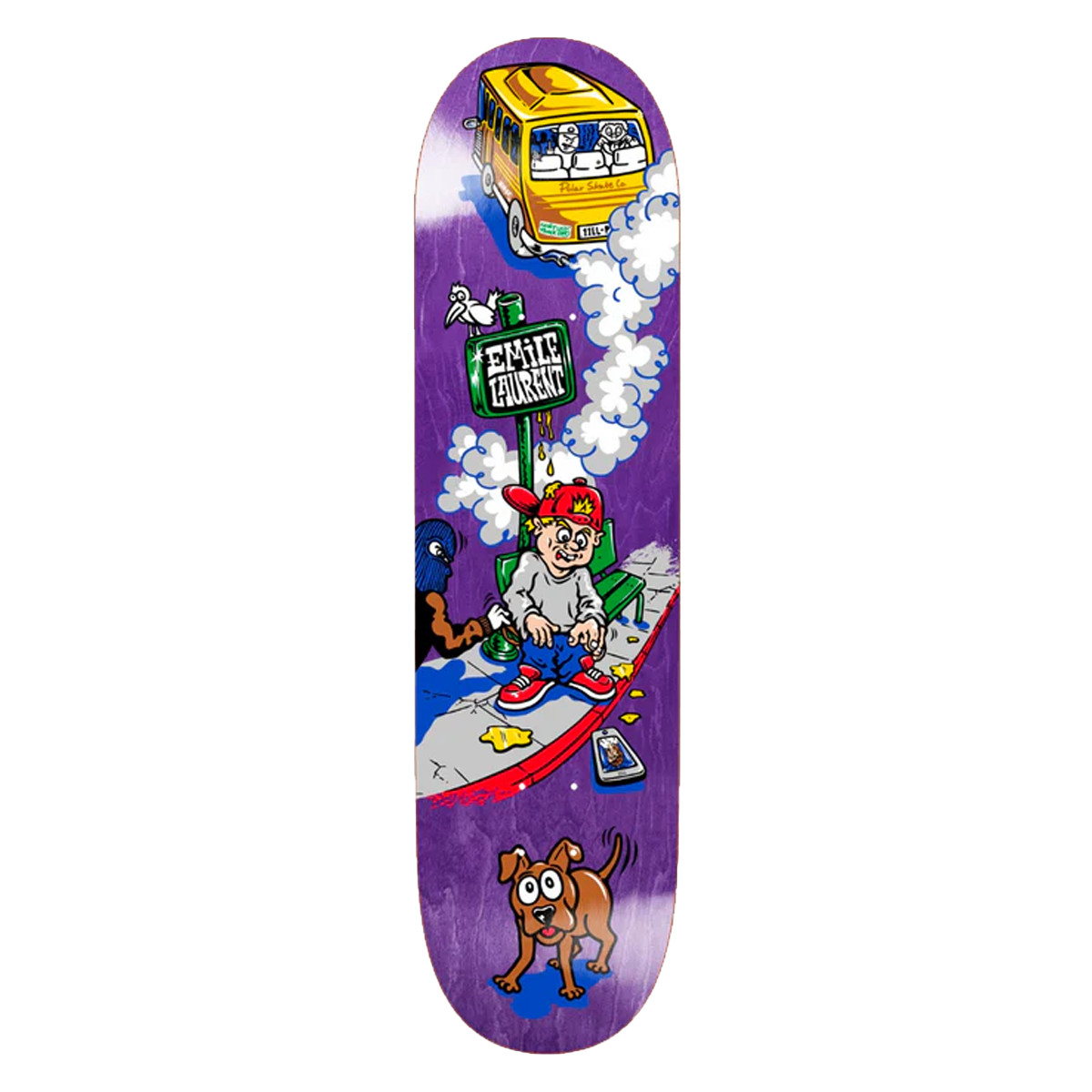 Polar Emile Laurent Bus Stop Skate Deck - Assorted Sizes