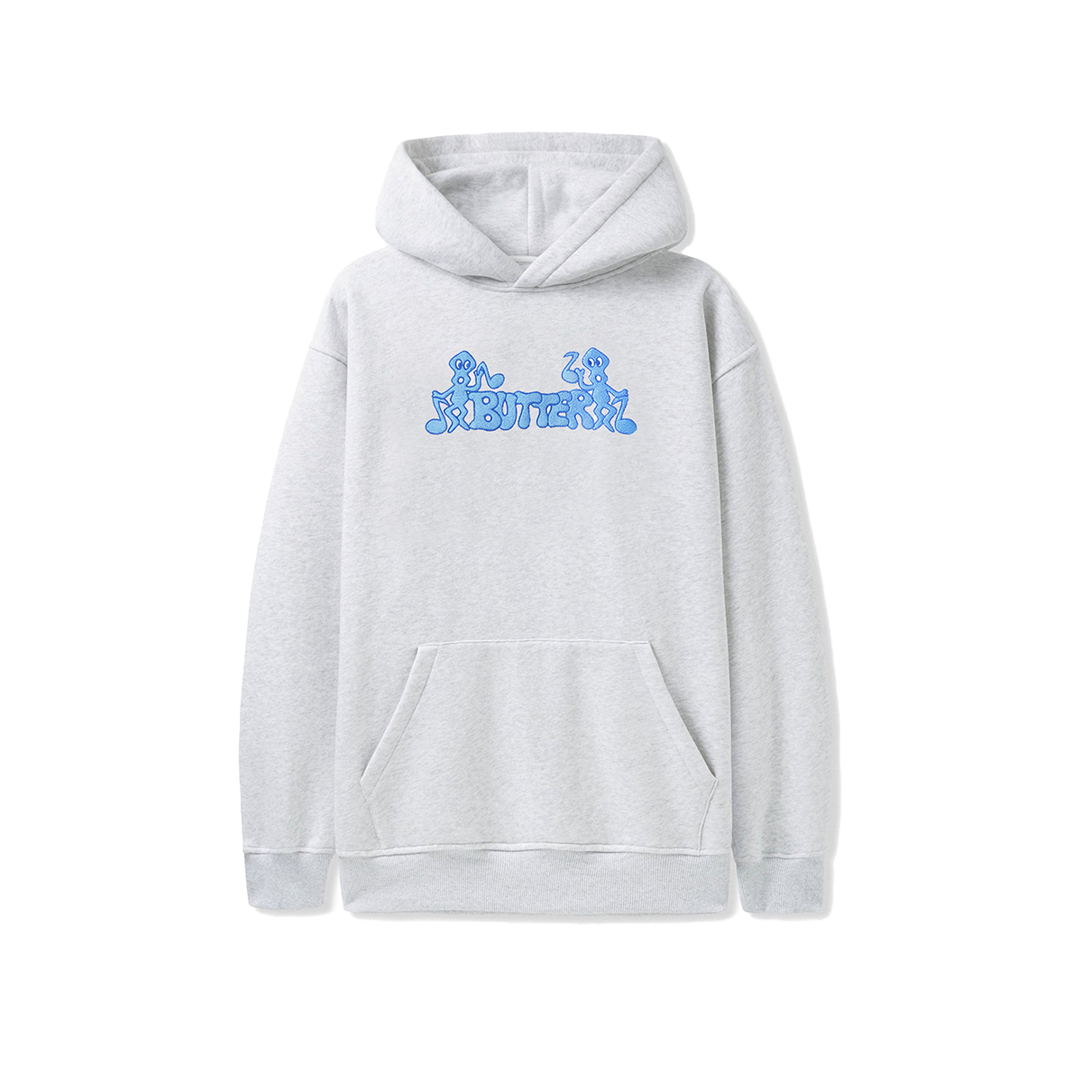 Butter Notes Embroidered Hoodie - Ash