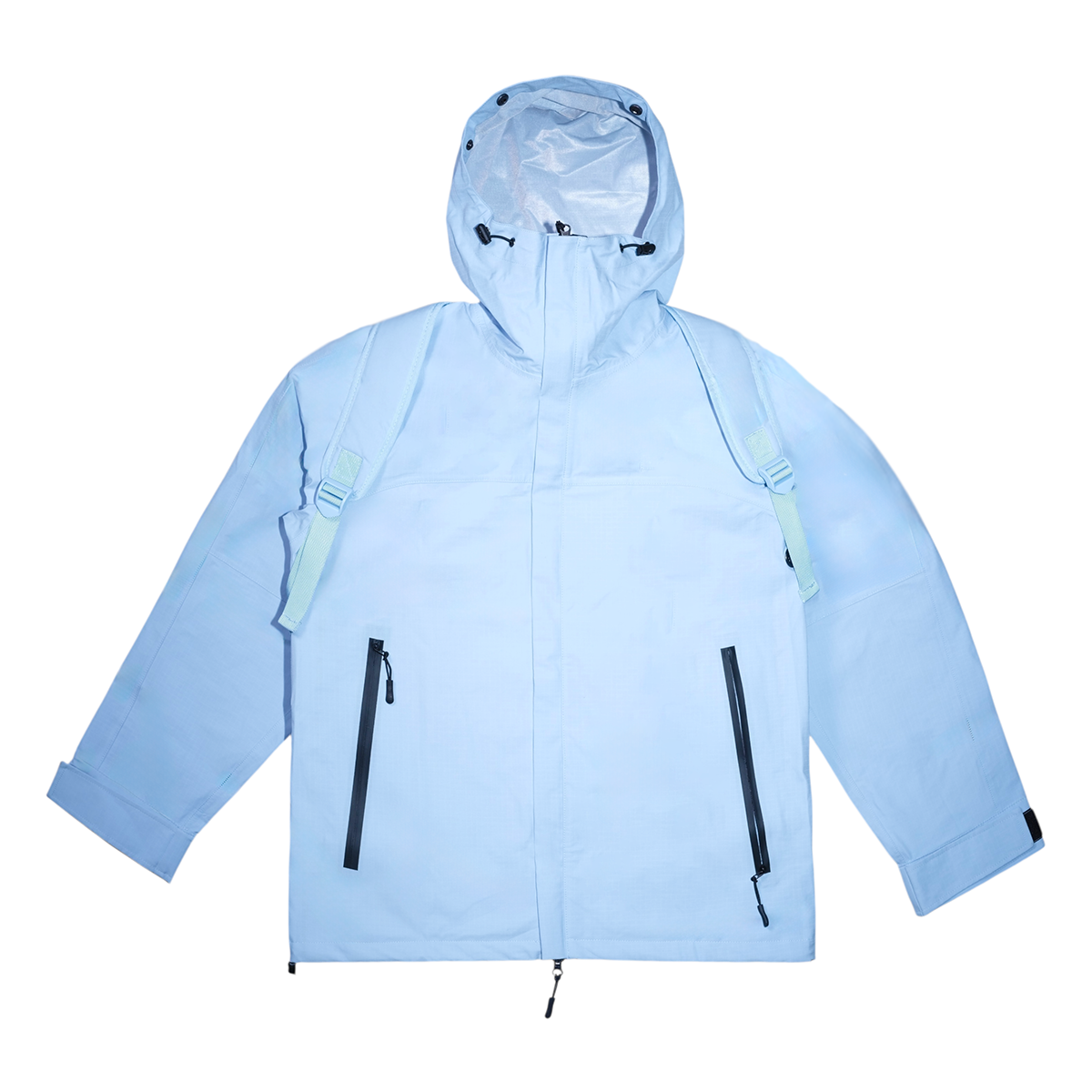 Carpet Bookbag Rainjacket - Arctic Blue