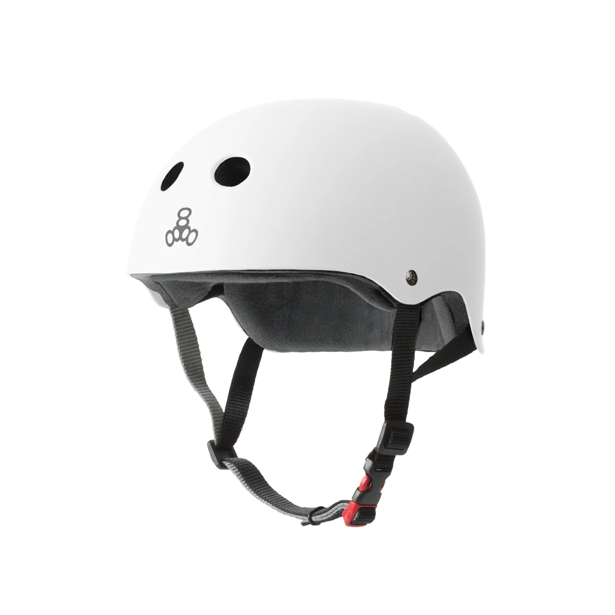 Triple Eight The Certified Sweatsaver Helmet- White Matte