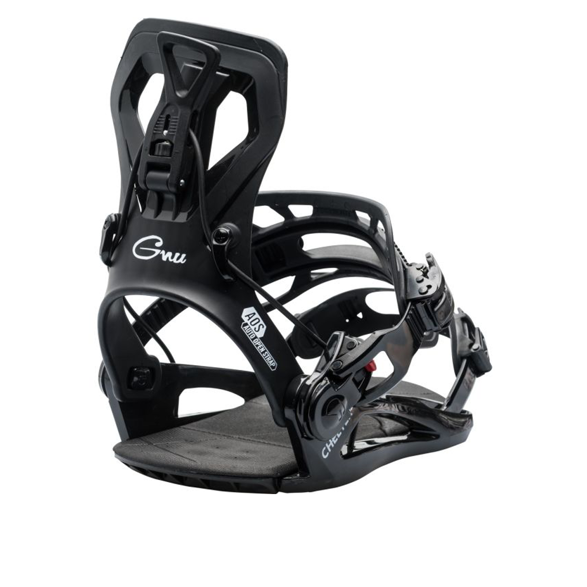 GNU 2025 Cheeter Snowboard Bindings - Black