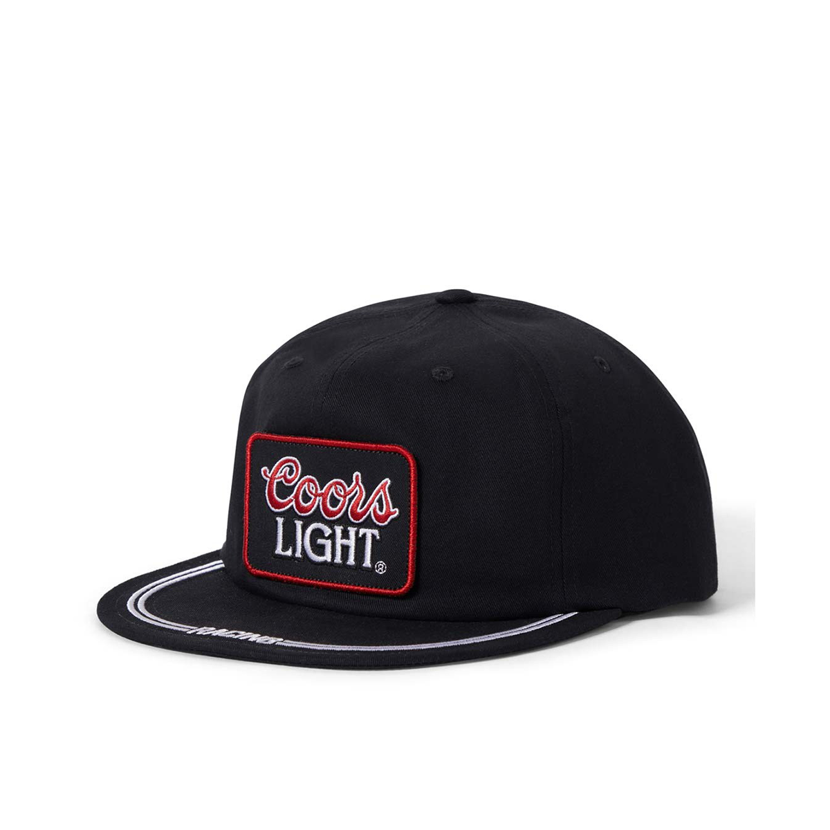 Brixton x Coors Light Gear HP Snapback Hat - Black