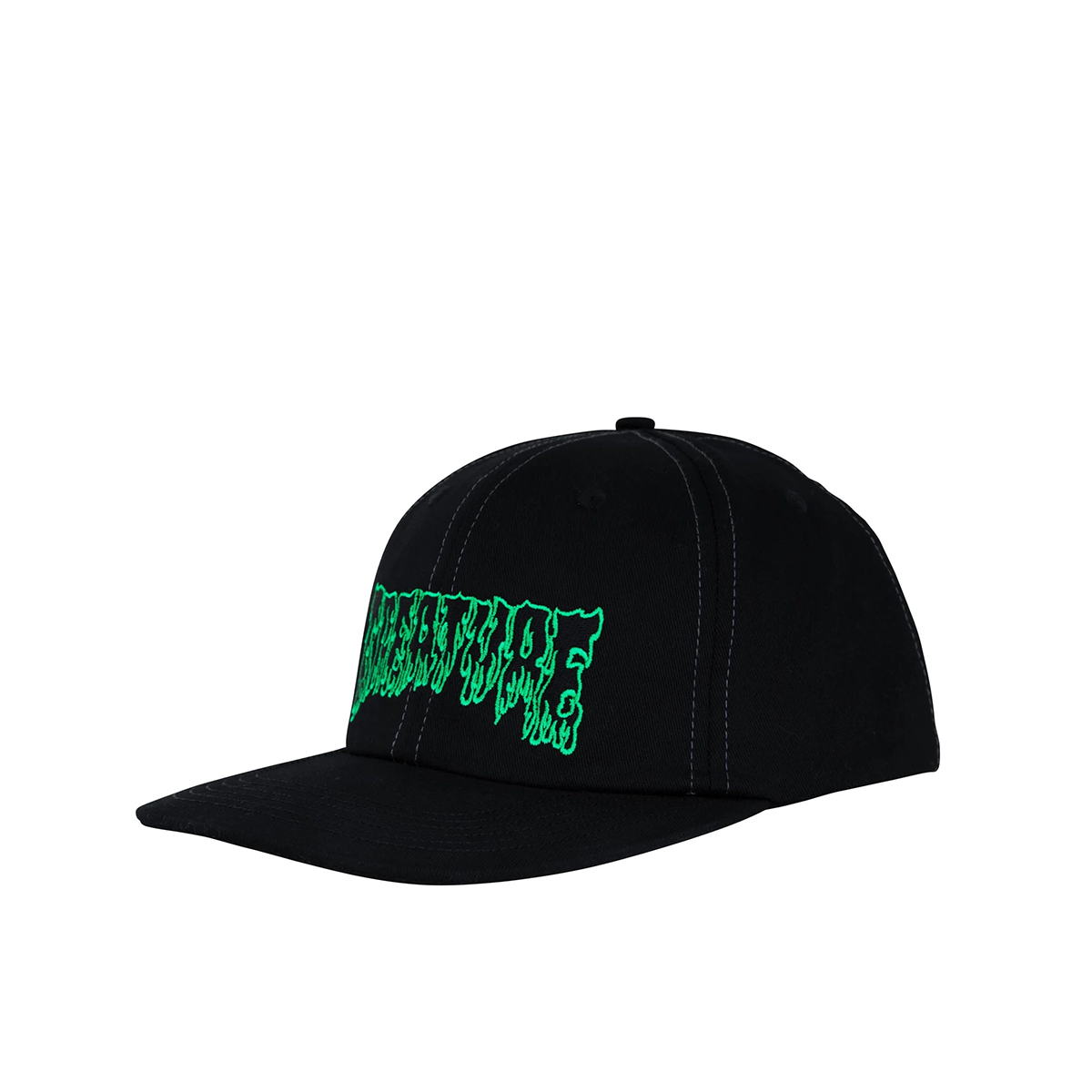 Creature Hesher Flame Snapback Hat - Black