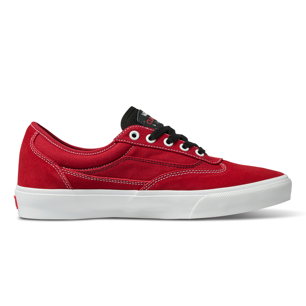 Vans Skate Curren Caples Shoes - Red / White