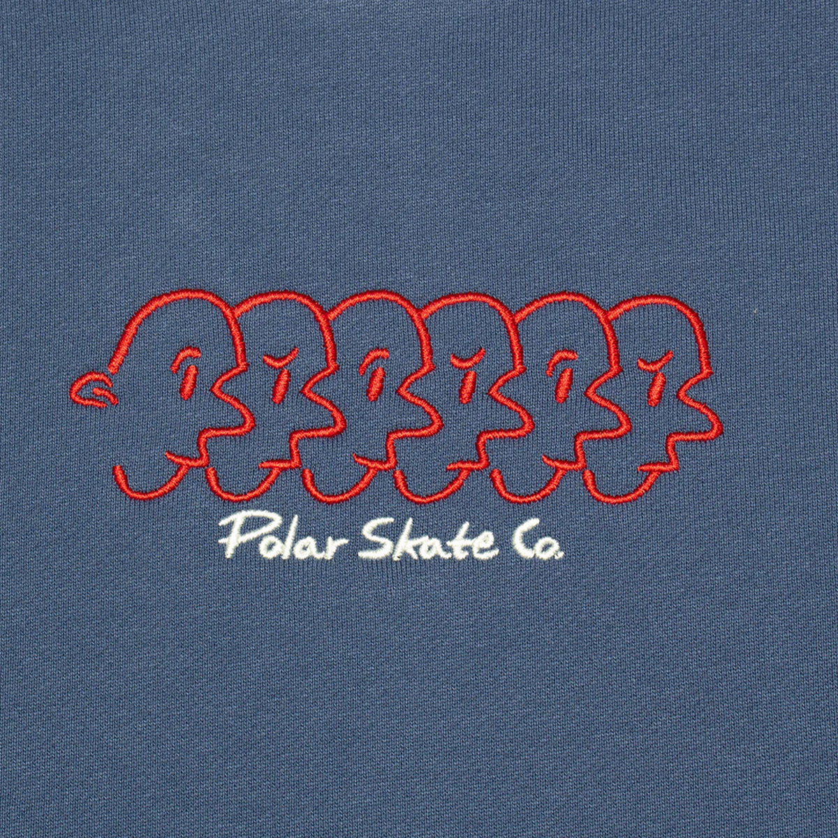 Polar Faces Dave Crewneck - Grey Blue