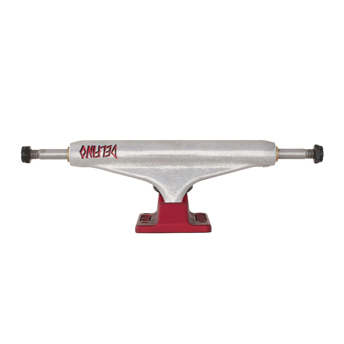 Independent Pedro Delfino Stage 11 Hollow Skate Trucks - Silver / Red