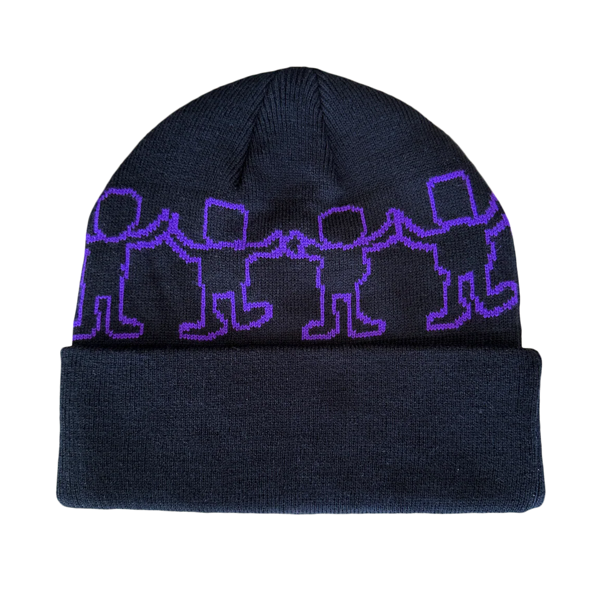 Directive x Corduroy Friends Beanie - Black/Purple