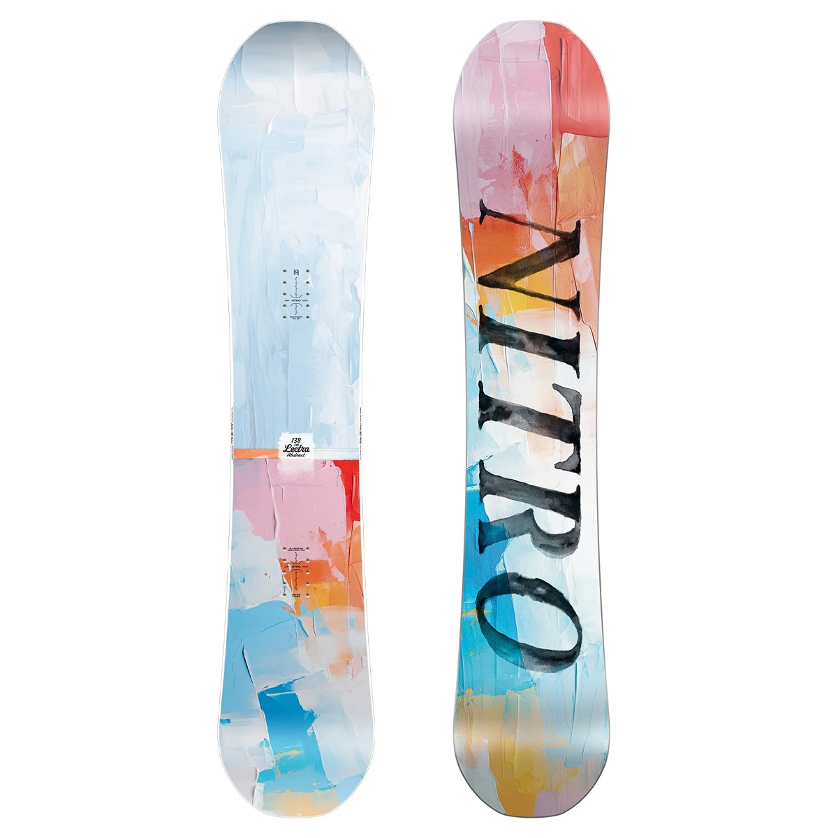 Nitro 2026 Women's Lectra Abstract Snowboard - Assorted Sizes