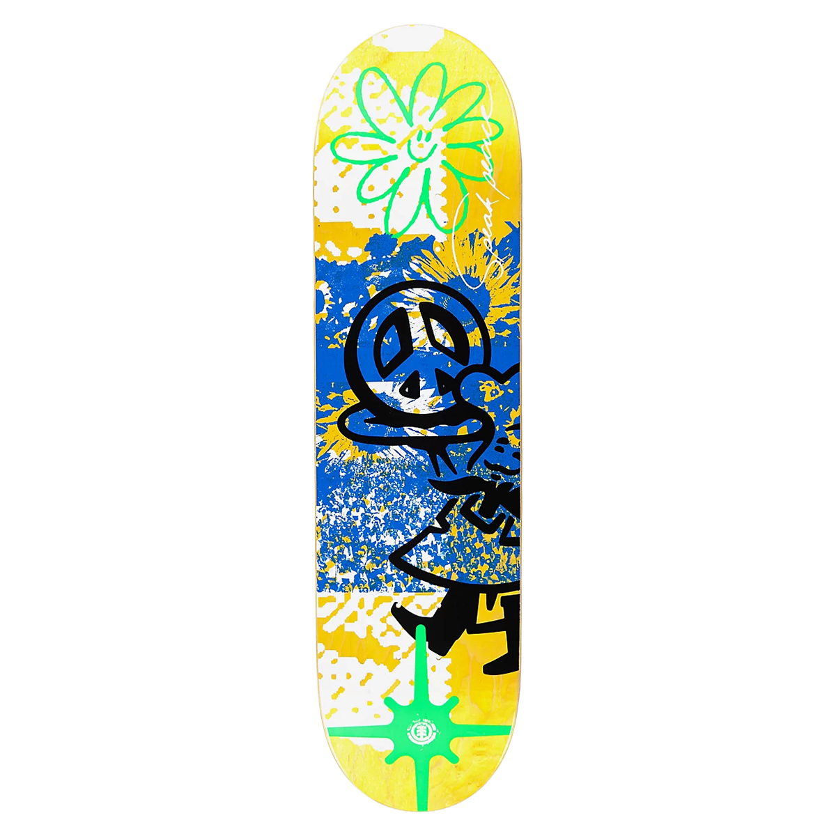Element Psych-Delic Speak Peace Skate Deck - 8.38