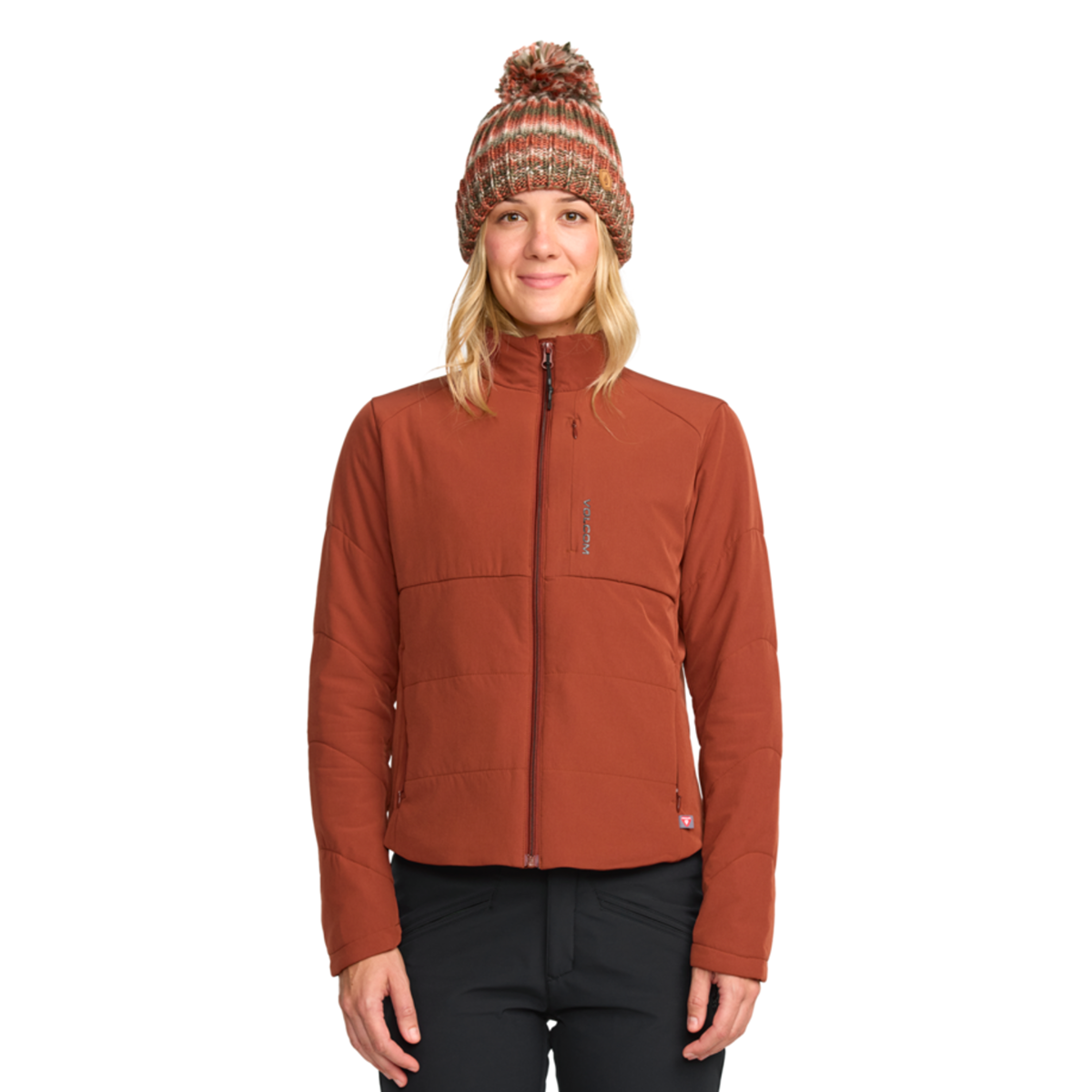 2026 SAMPLE Volcom Women's Evergreen Full Zip Jacket - Henna