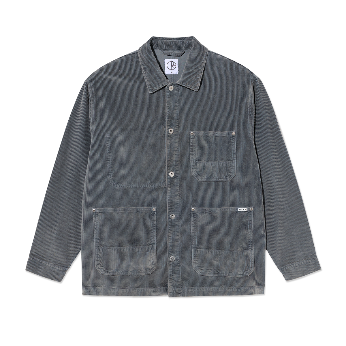 Polar Overdyed Cord Ezra Jacket - Blueish Gray