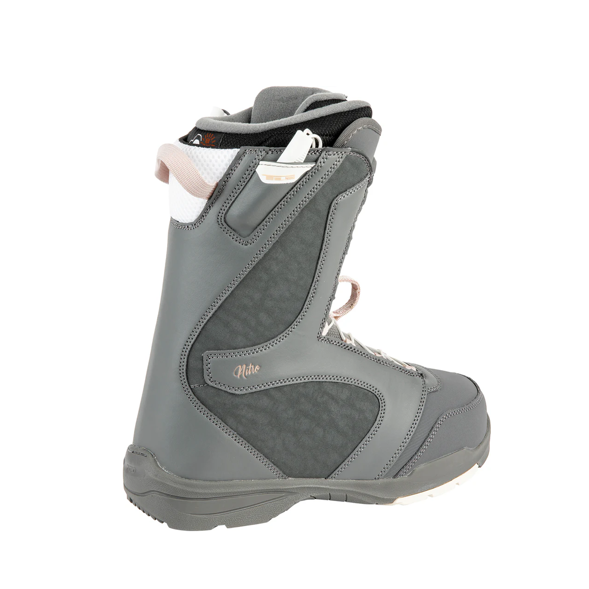 Nitro Women's 2024 Flora TLS Snowboard Boot - Charcoal