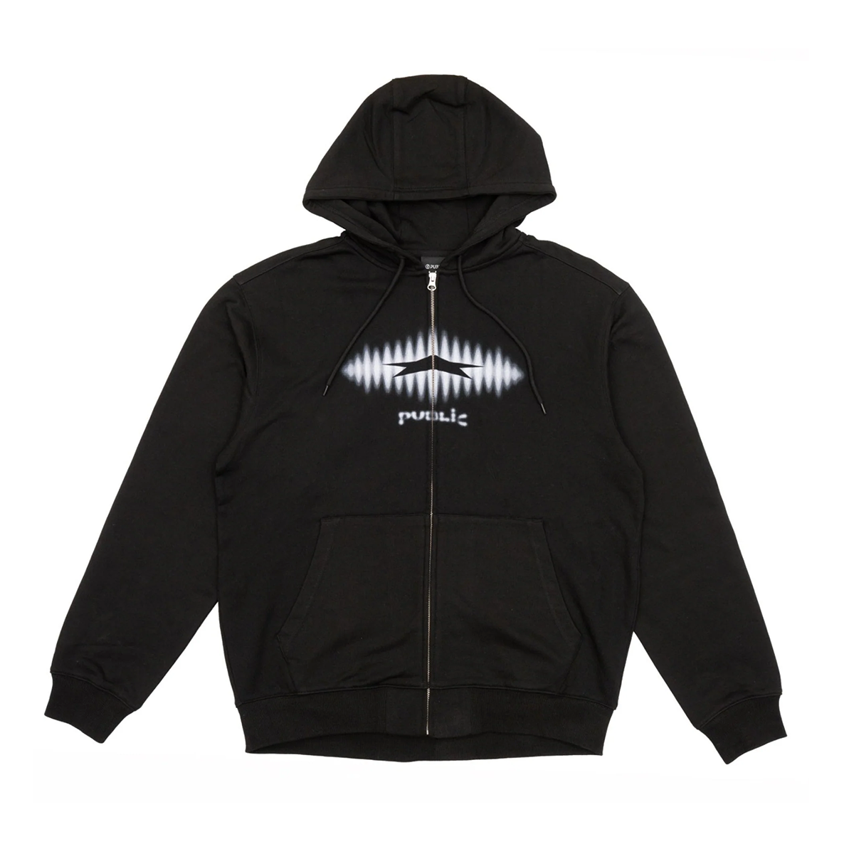 Public Glow Hoodie - Black