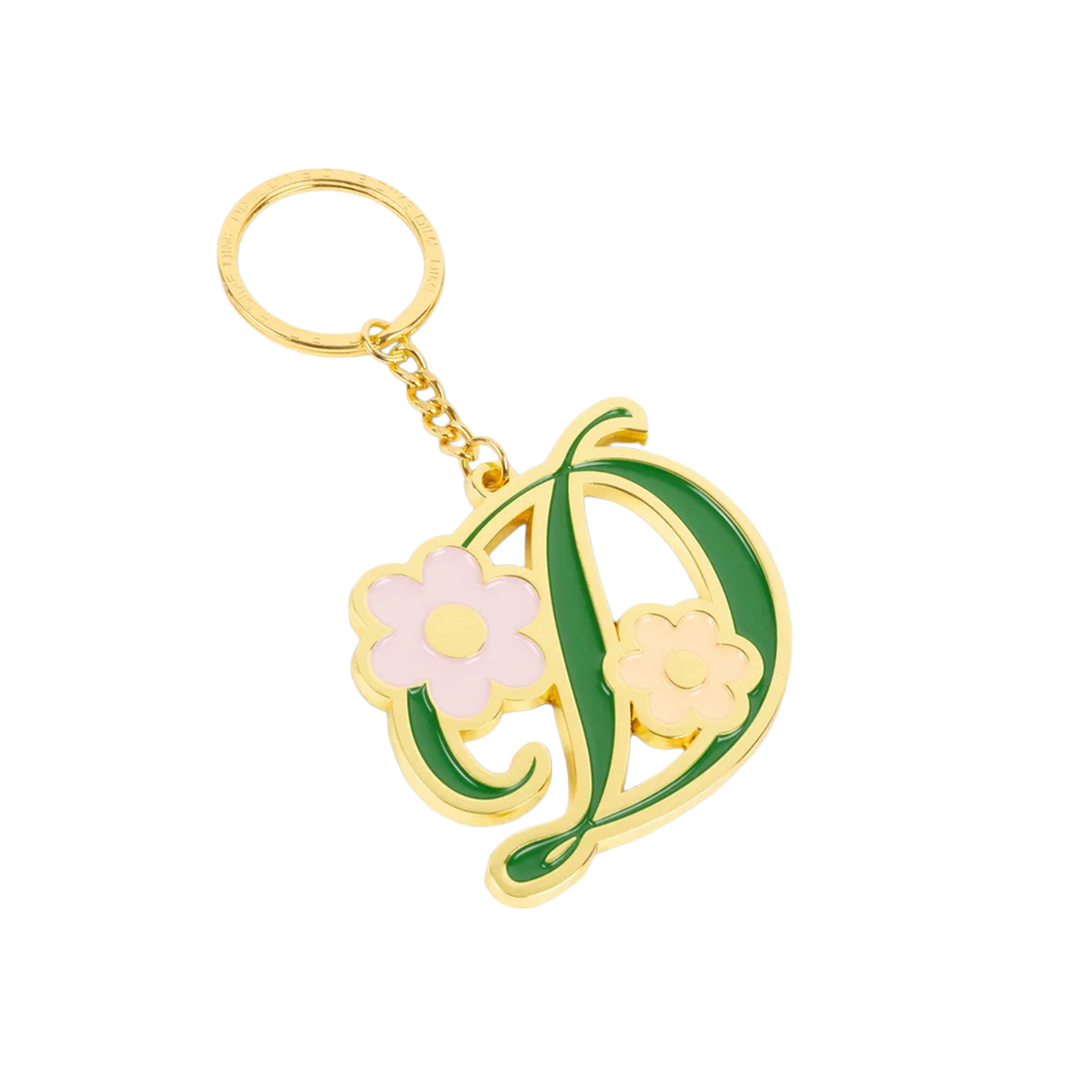 Dime Oversized Floral Keychain - Assorted
