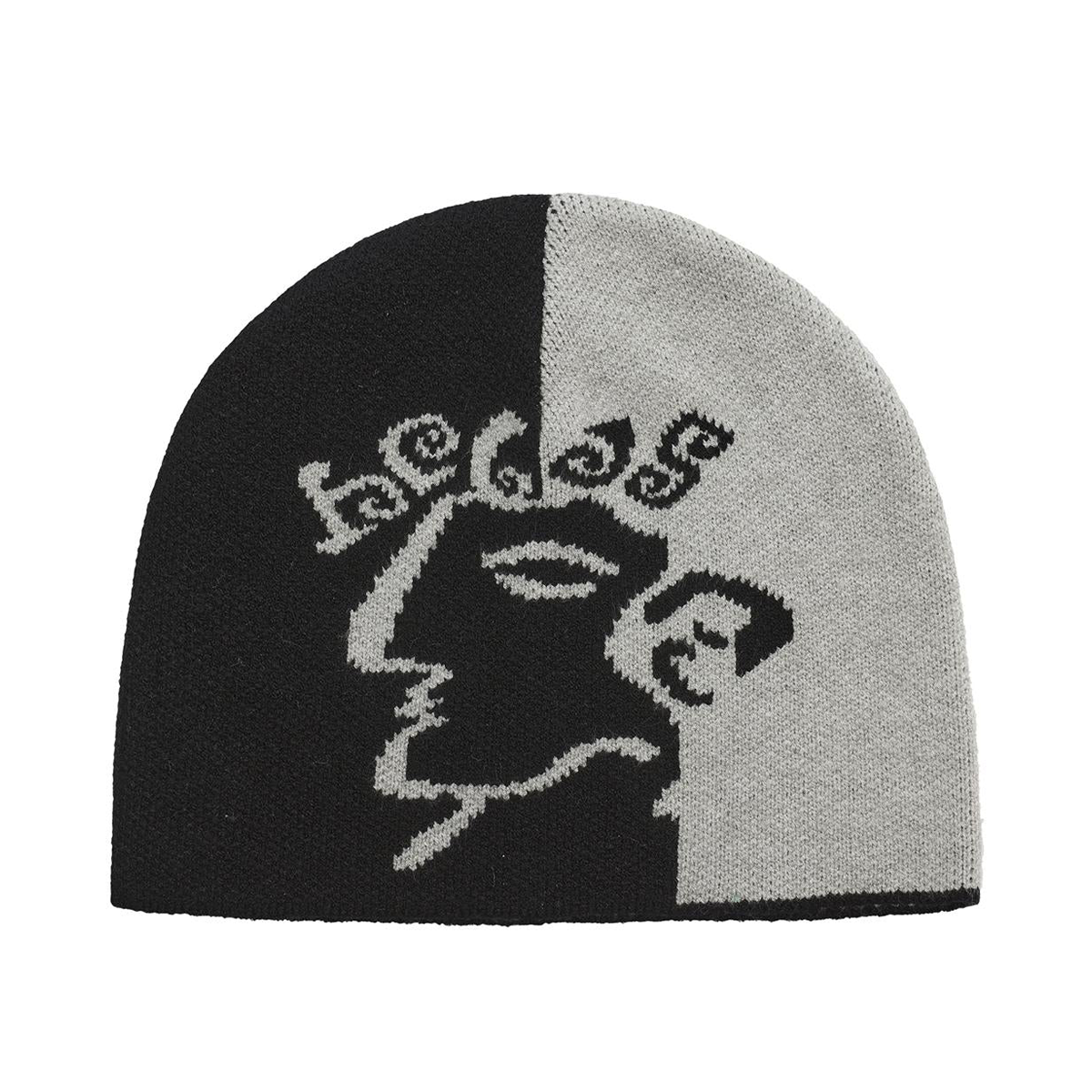 Helas Dieu Grec Beanie - Black/Grey