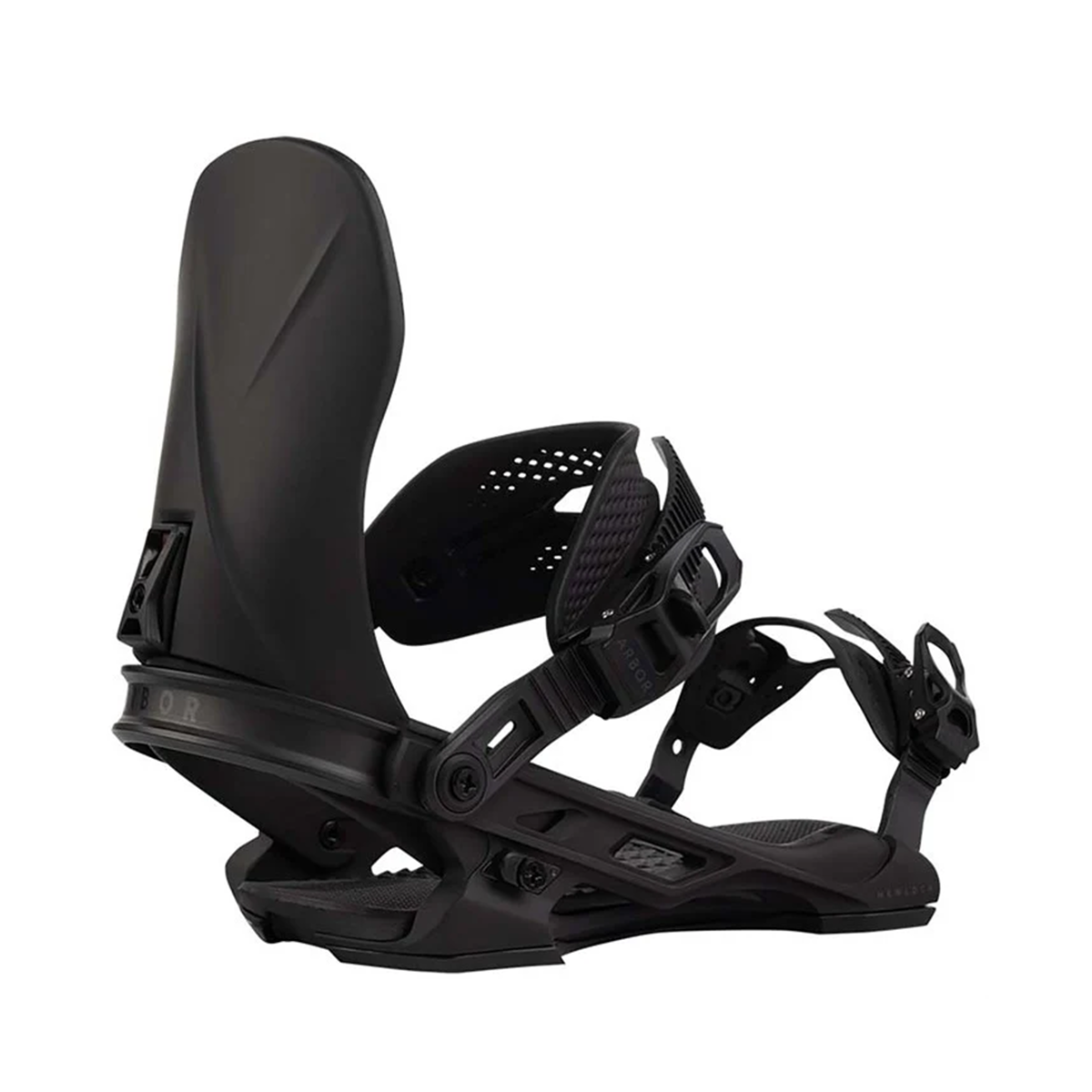 Arbor 2025 Hemlock Snowboard Bindings - Black