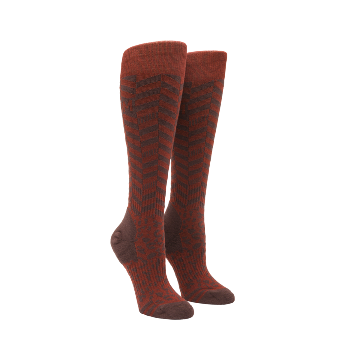 2026 SAMPLE Volcom Women's Cheetah Chev OTC Sock - Henna