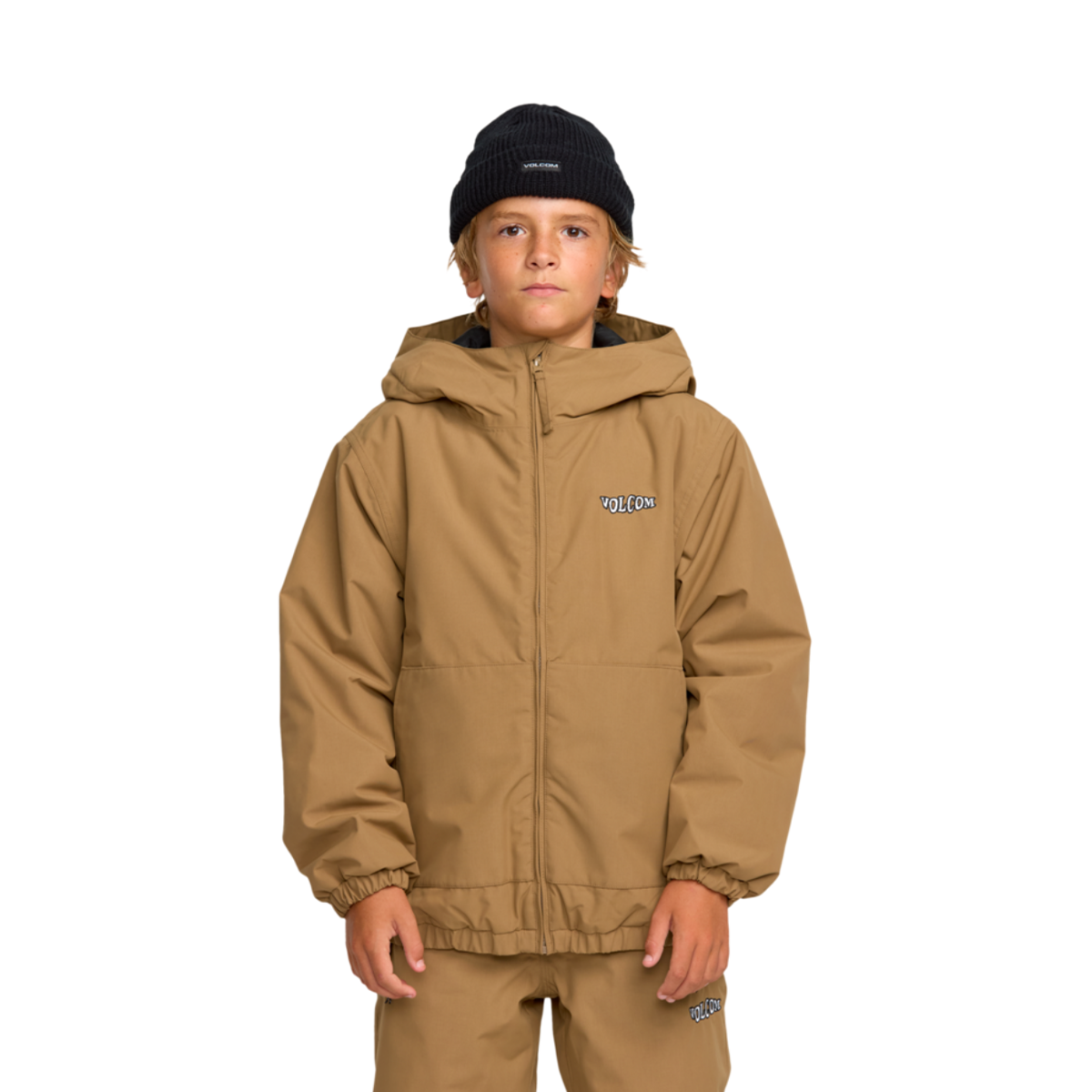 2026 SAMPLE Volcom Kid's Chaos FZ Jacket - Bronze