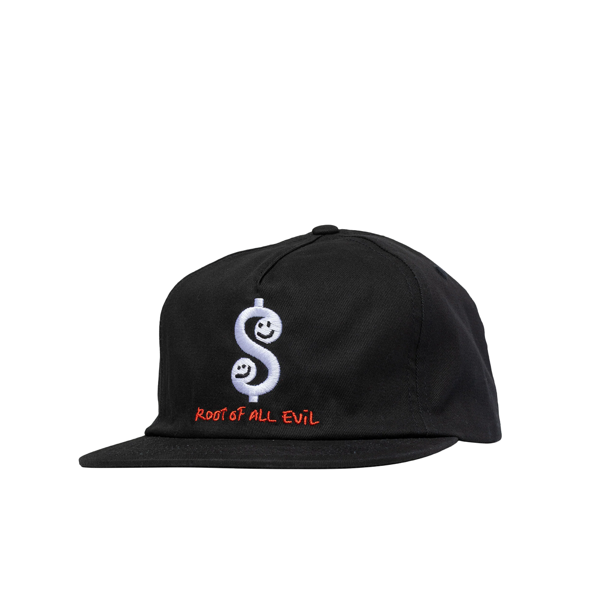 Krooked Roots Snapback Hat - Black