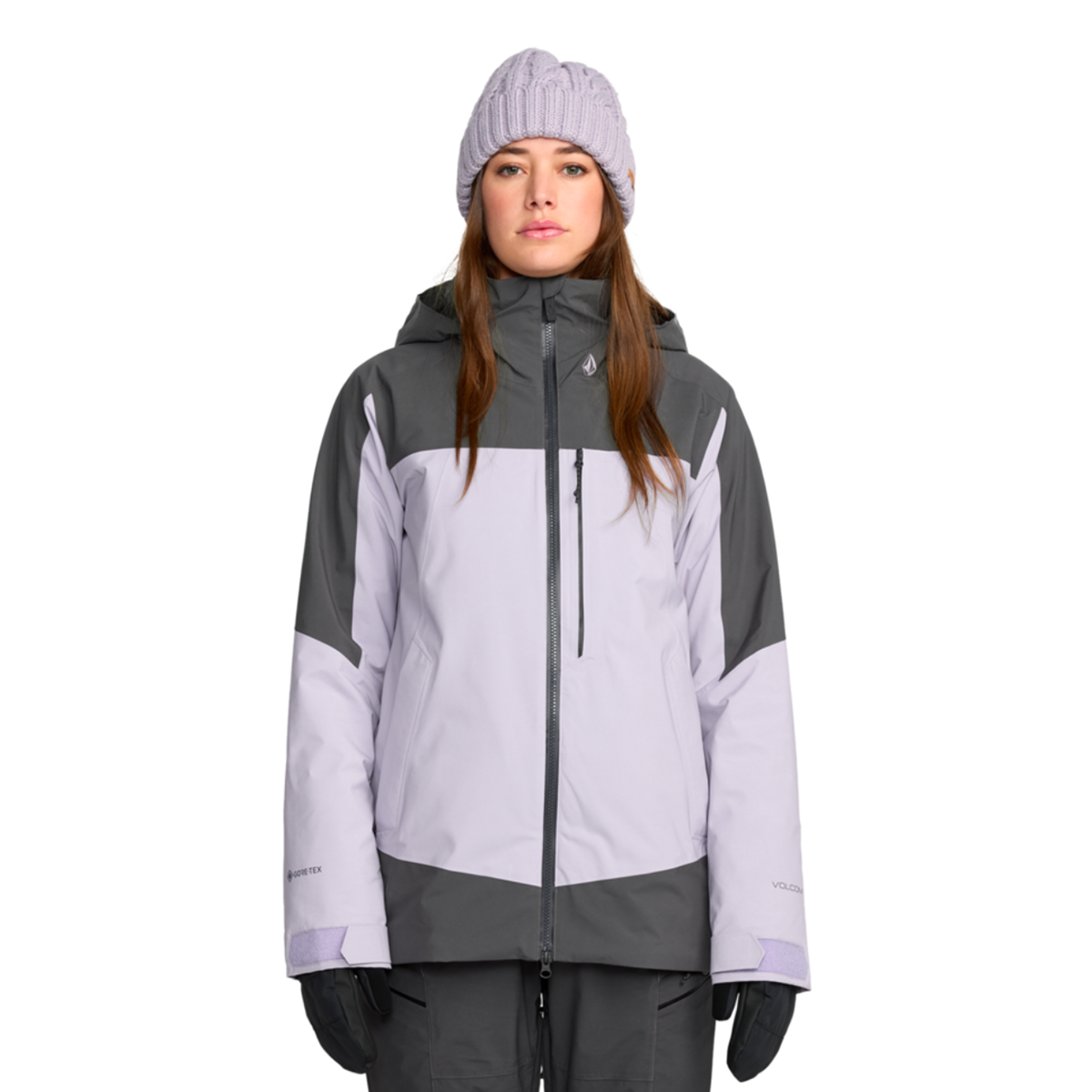 2026 SAMPLE Volcom Women's 3D Stretch Gore Snow Jacket - Lavender Aura