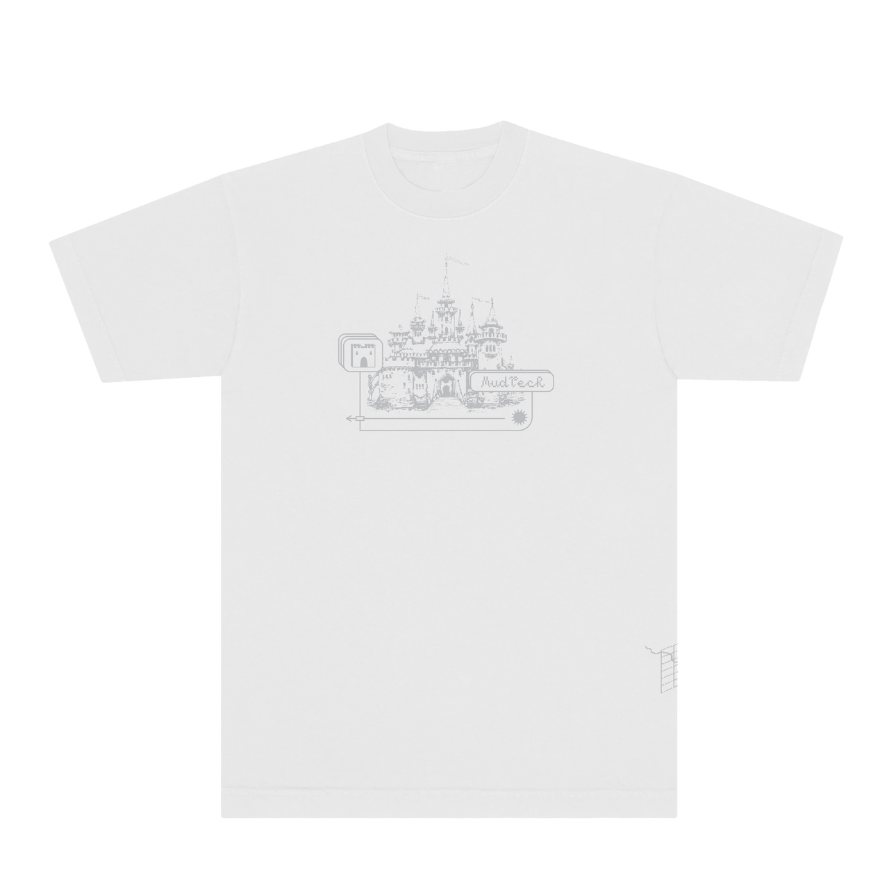 Mud Castle Tech T-Shirt - White