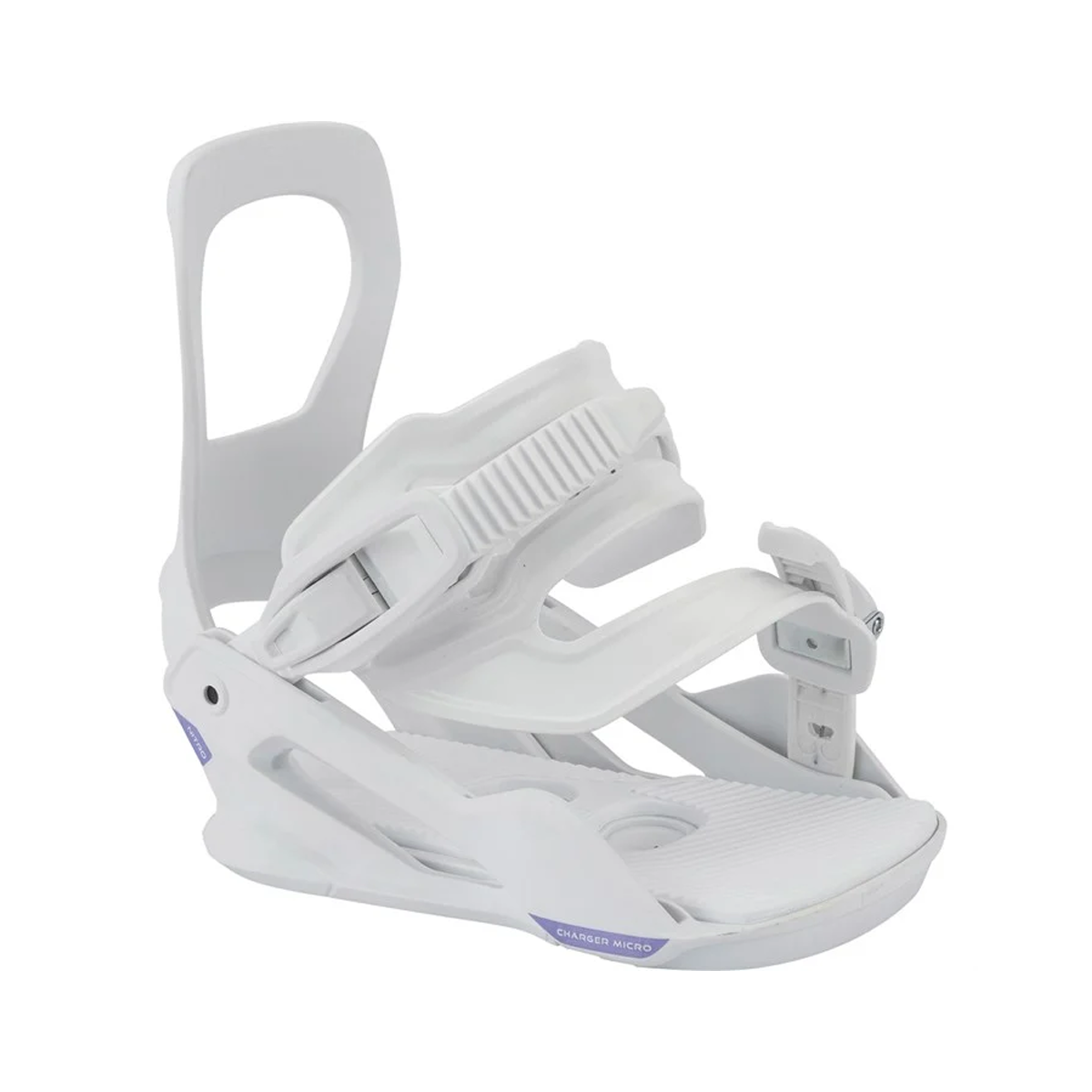 Nitro Youth 2026 Charger Micro Snowboard Bindings - White