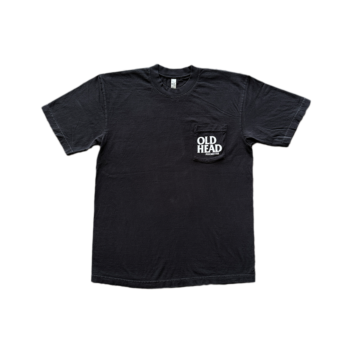 Mud Old Head Pocket T-Shirt - Black