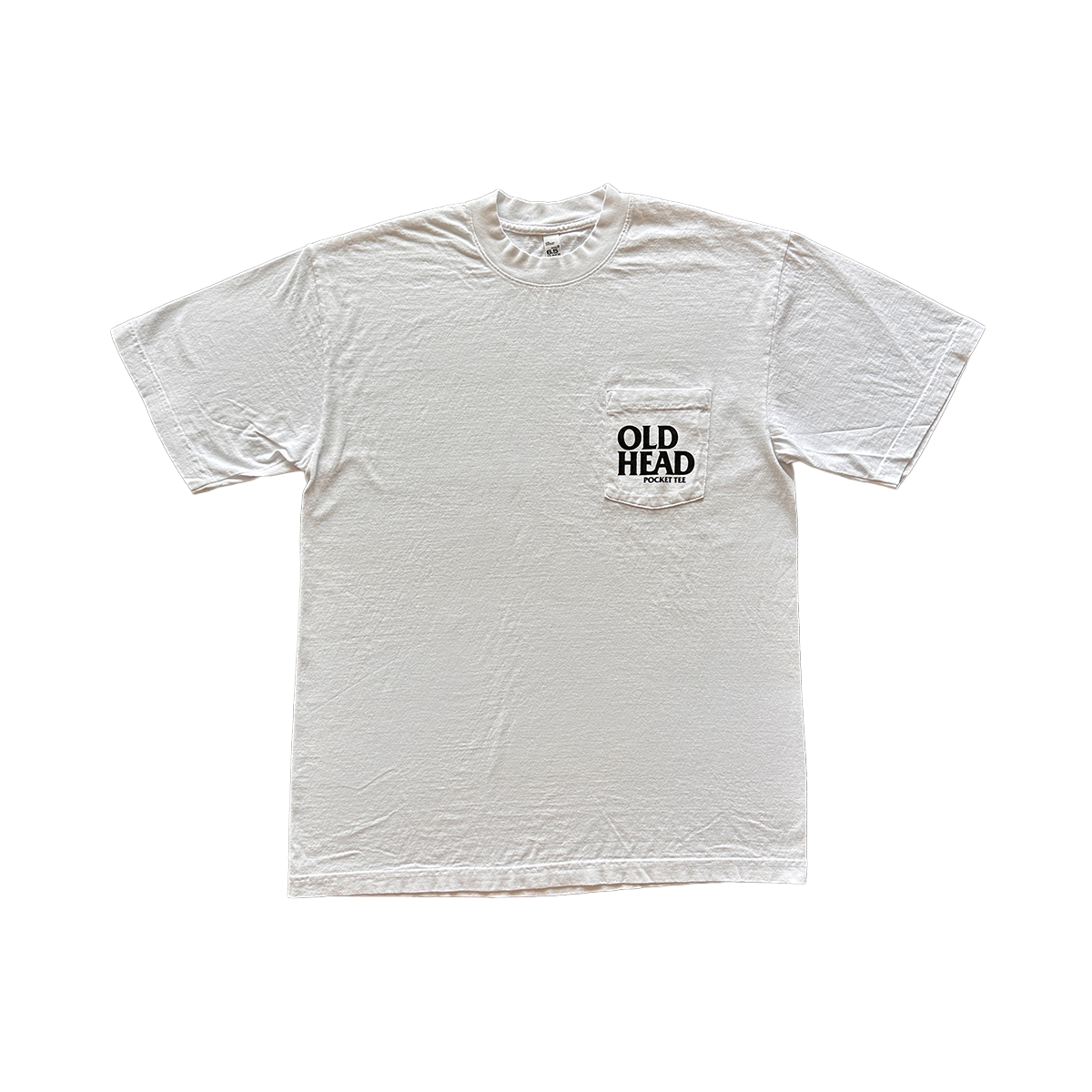Mud Old Head Pocket T-Shirt - White