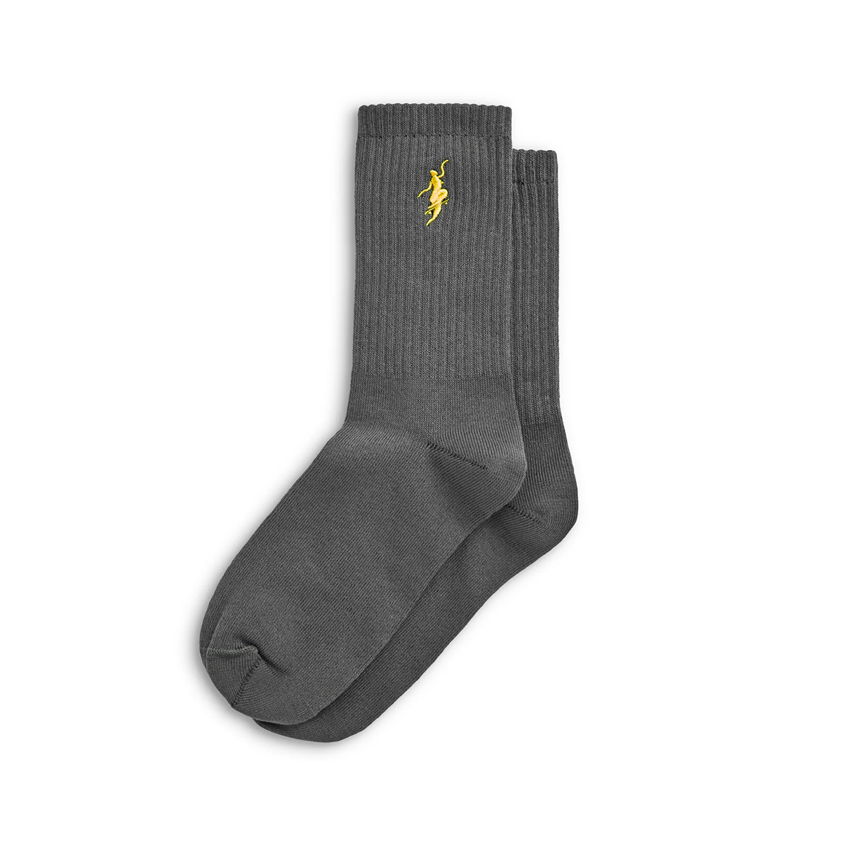 Polar No Comply Socks - Graphite / Yellow
